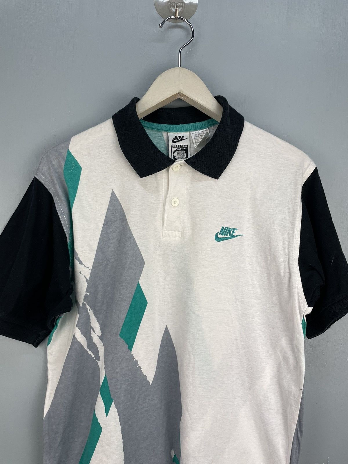 Nike Vintage 90s Nike Challenge court Andre Agassi tennis polo Size US S / EU 44-46 / 1 - 3 Thumbnail