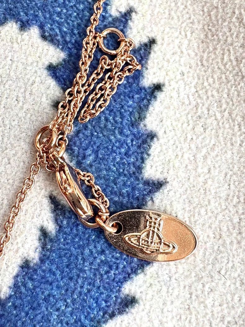 Vivienne Westwood Vivienne Westwood Vintage Pink Cat's Eye Stone Saturn Rose Size ONE SIZE - 6 Thumbnail