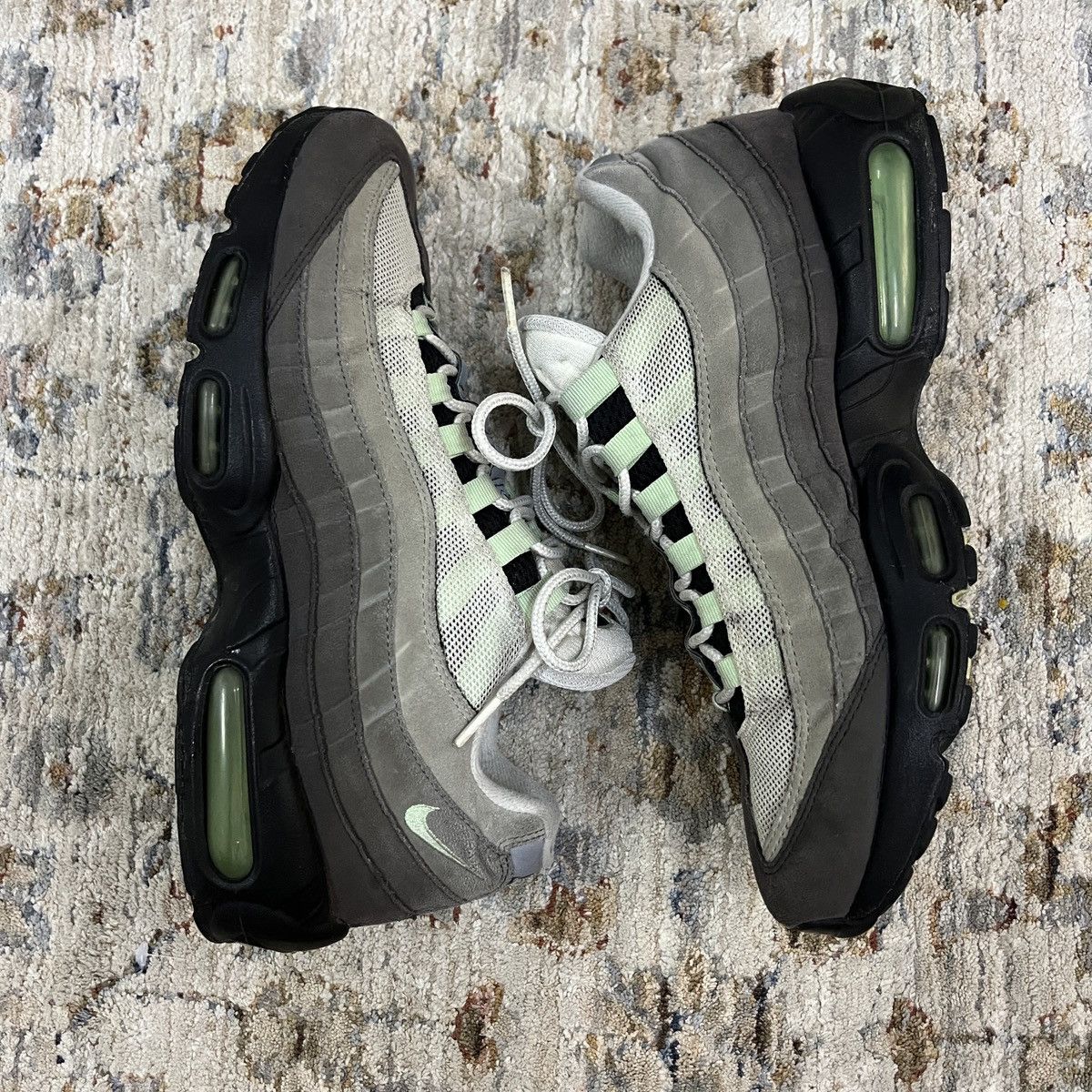 Nike Nike Air Max 95 Fresh Mint Gray 2019 Size US 10 / EU 43 - 6 Thumbnail