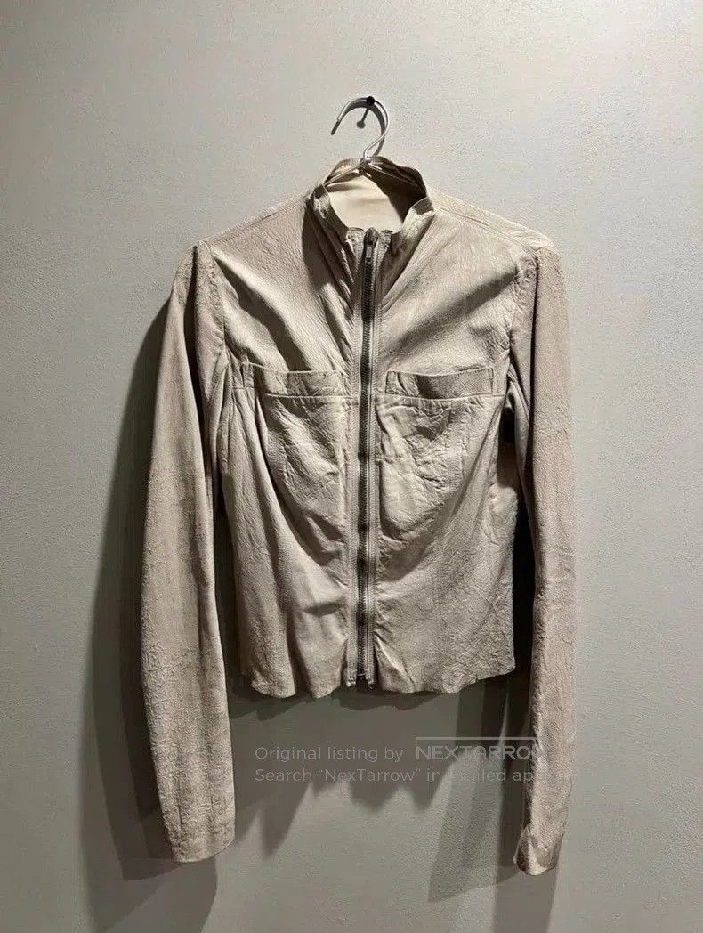 Rick Owens Rick Owens Pearl Leather Jacket - dmc. Size US S / EU 44-46 / 1 - 1 Thumbnail