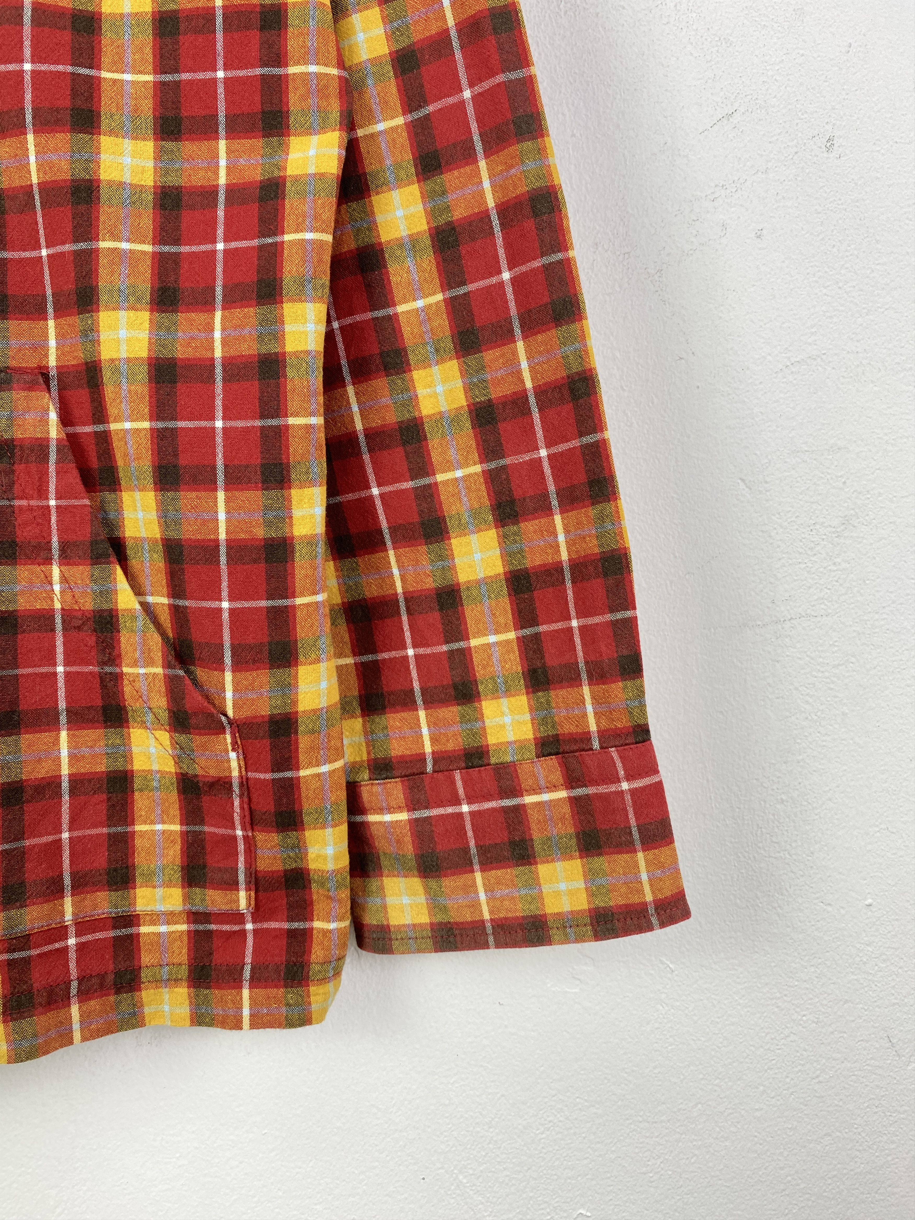 Japanese Brand Vintage T&C Surf Designs Plaid Pattern Flannel Hooded JA0228 Size US M / EU 48-50 / 2 - 10 Thumbnail