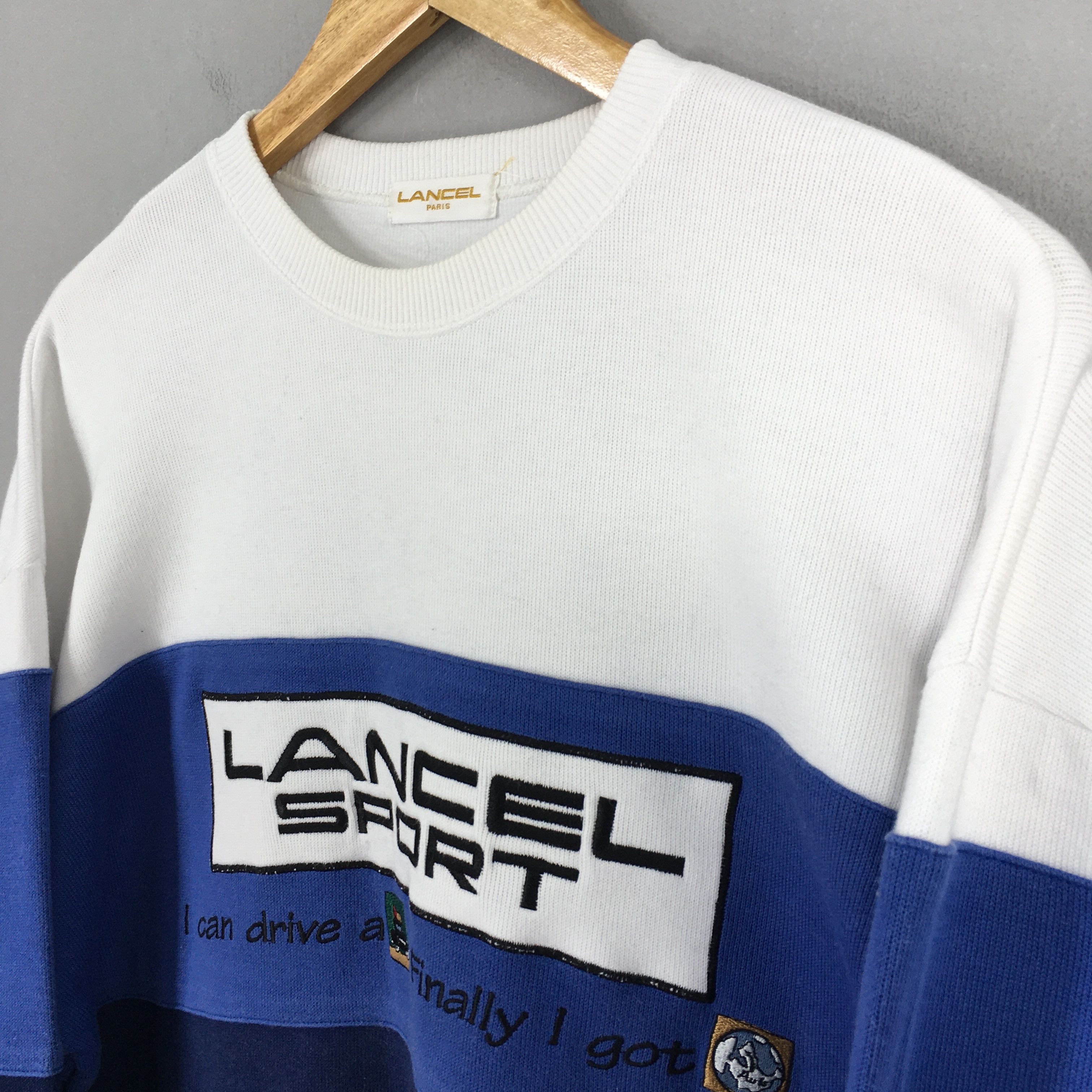 Lancel Lancel Paris Multicolor Stripes Sweatshirt Medium Size US M / EU 48-50 / 2 - 3 Thumbnail