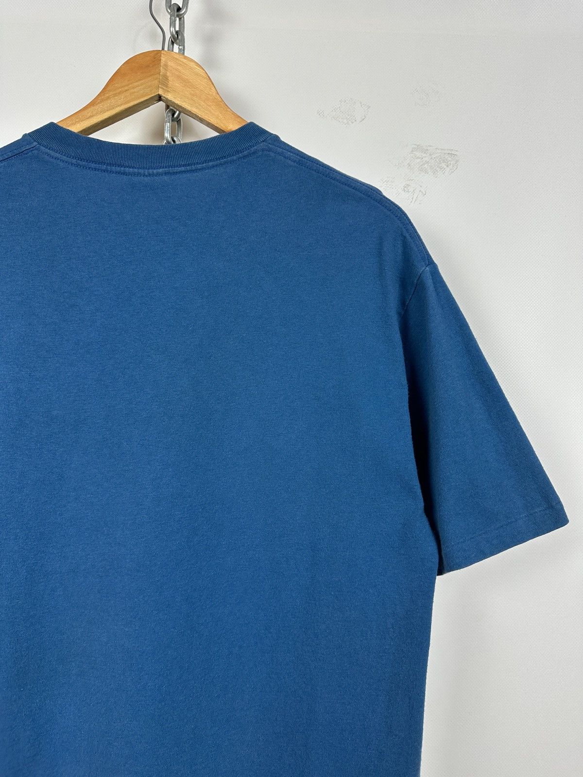 Stussy 00s Vintage Stussy Graphic Logo Single Stitch Blue T-Shirt Size US M / EU 48-50 / 2 - 18 Thumbnail