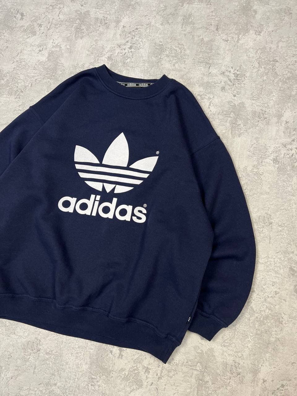 Adidas Vintage Adidas Sweatshirt Big Logo Size US L / EU 52-54 / 3 - 3 Thumbnail