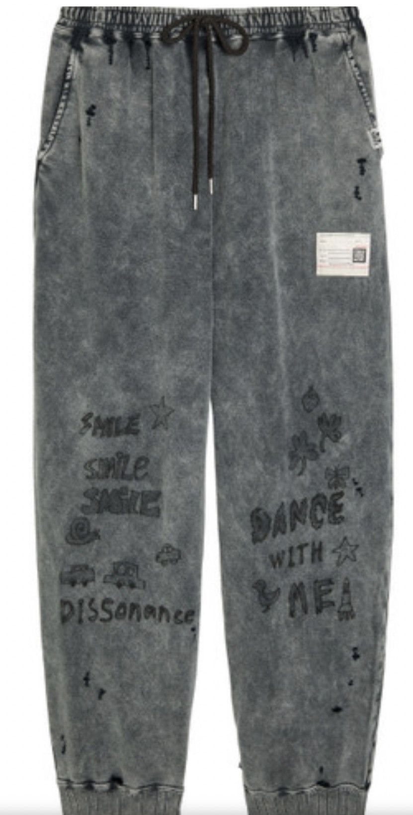 Maison MIHARA YASUHIRO Maison Mihara Yasuhiro distresses sweatpants joggers 50 BNWT Size US 34 / EU 50 - 2 Thumbnail