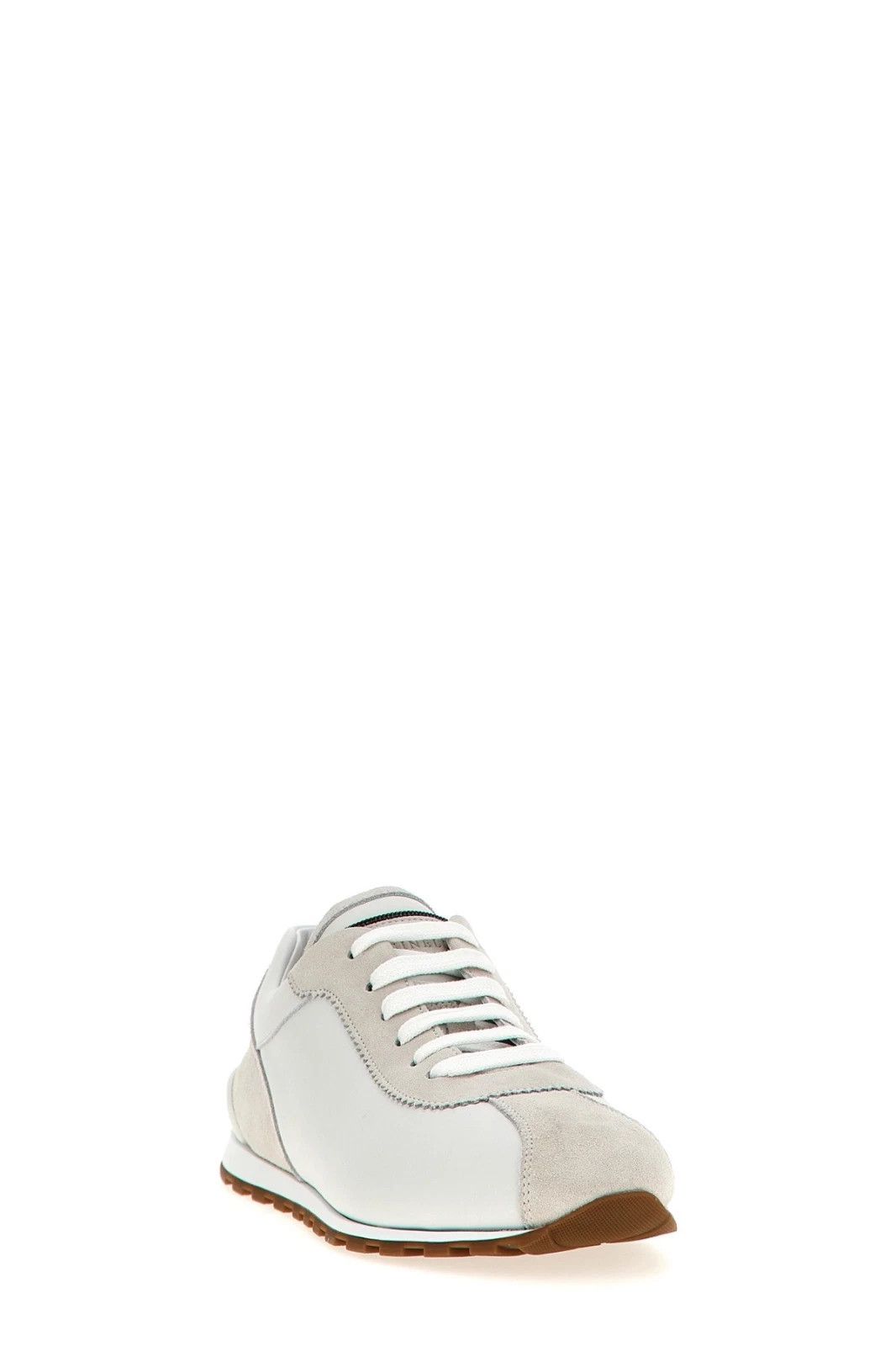 Brunello Cucinelli BRUNELLO CUCINELLI Beige Suede Runners New Authentic Size US 5 / IT 35 - 2 Thumbnail
