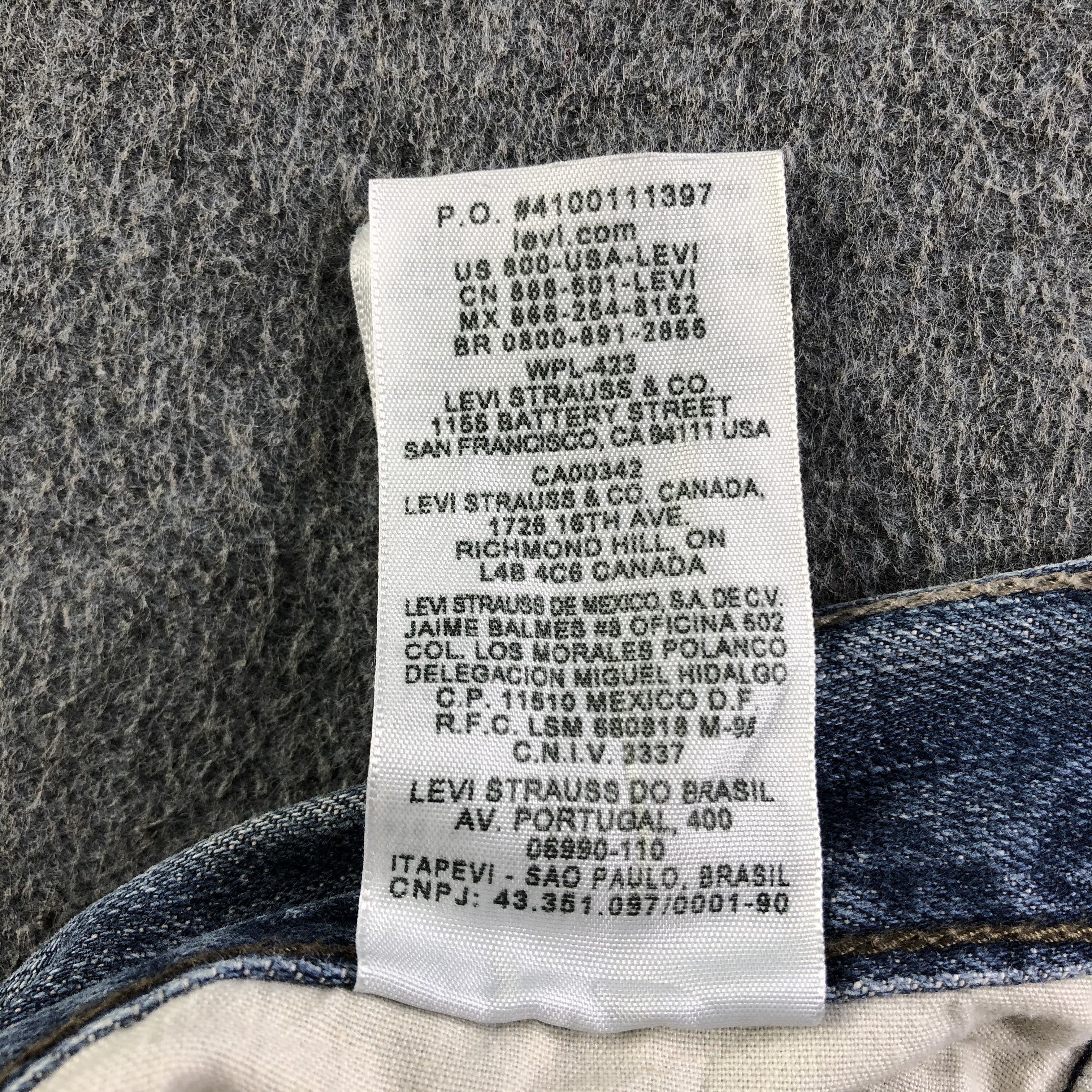 Levi's Vintage Blue Wash Levis 514 Jeans-J3544 Size US 40 / EU 56 - 11 Thumbnail