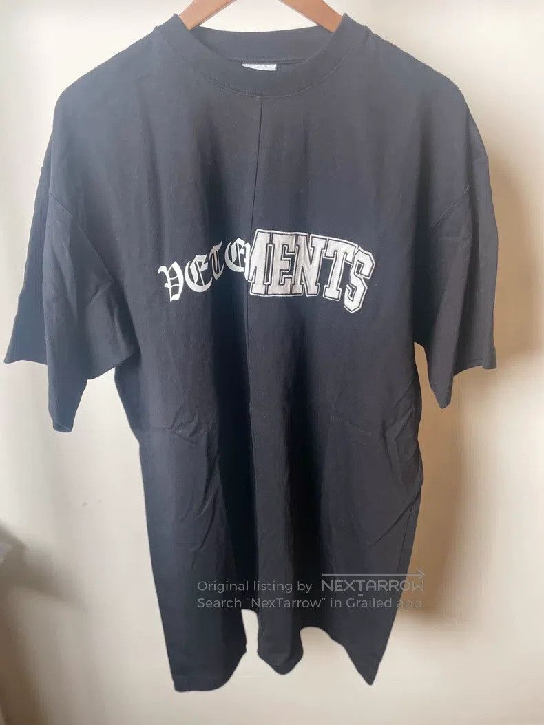 Vetements Vetements Branded Printed T-Shirt XS Size Black Size US XS / EU 42 / 0 - 1 Thumbnail