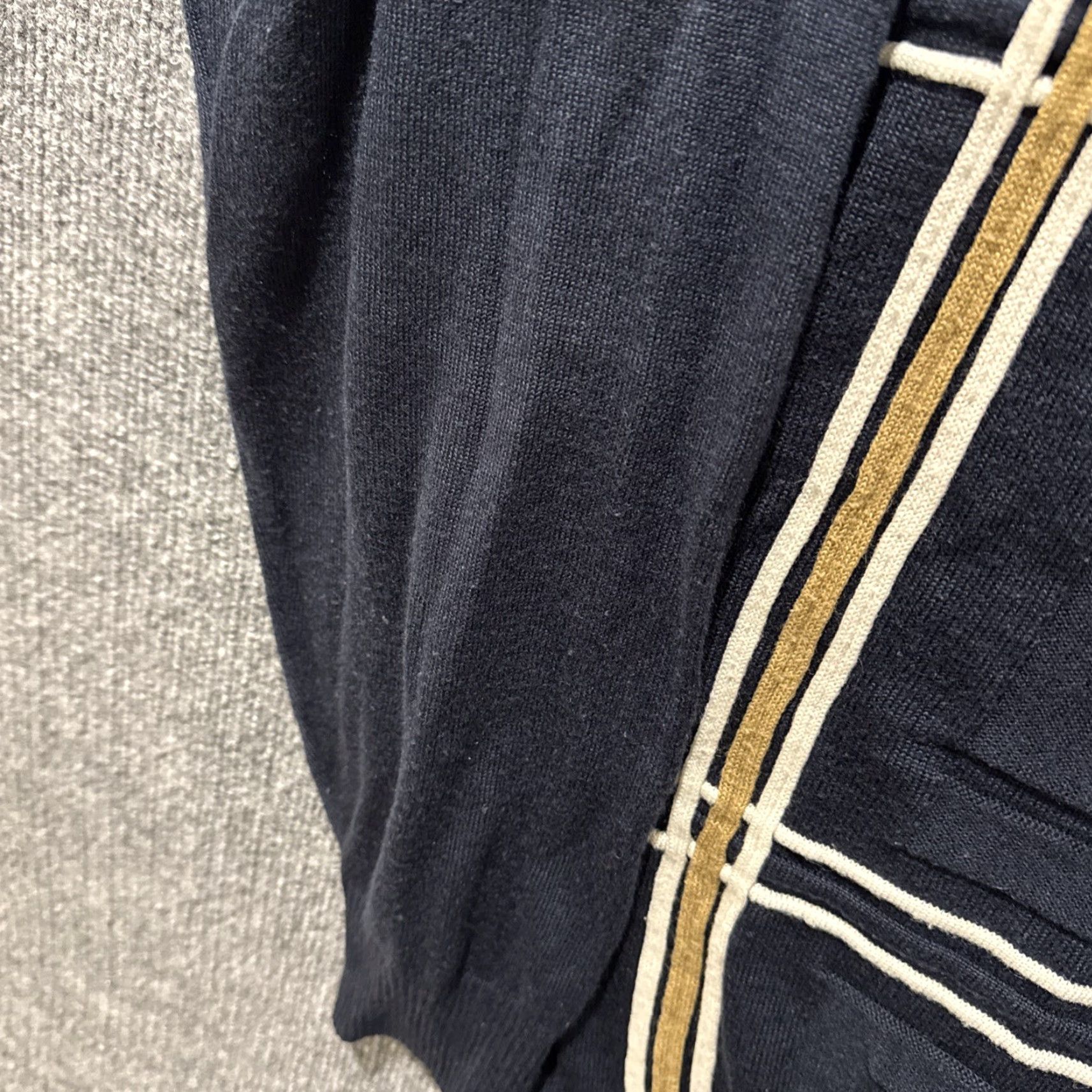 Stacy Adams VINTAGE Stacy Adams Long Sleeve Quarter Zip-Up Sweater Men’s 2XL TALL Blue Pullover Big & Tall Size US XXL / EU 58 / 5 - 6 Thumbnail