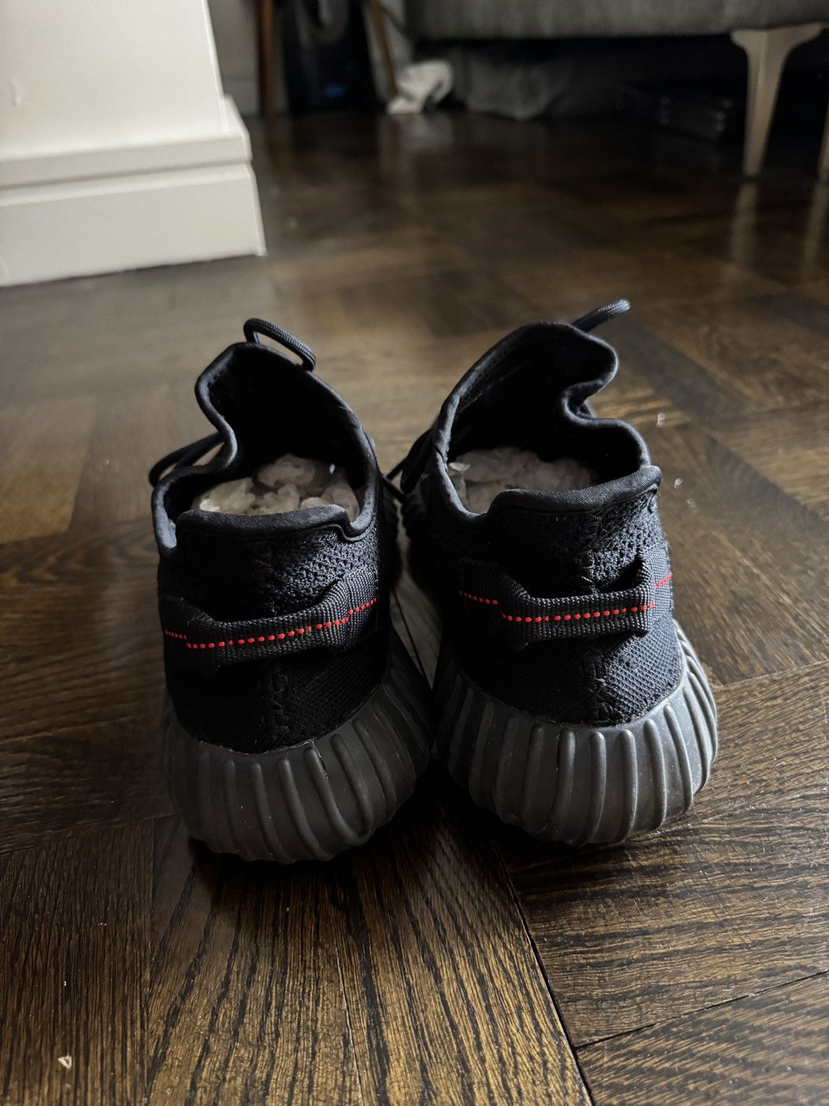 Yeezy Yeezy Boost 350 Black V2 Bred Size US 9.5 / EU 42-43 - 4 Thumbnail