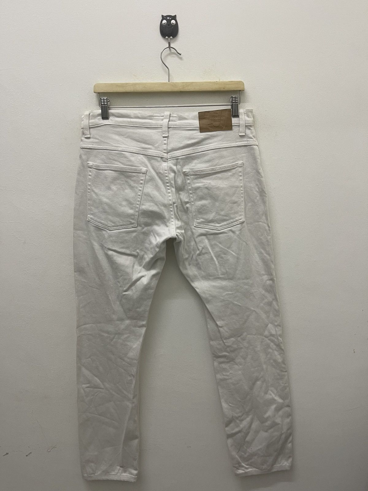 Jil Sander × Uniqlo Rare +J Jil Sander x Uniqlo Selvedge White Denim Size US 31 - 1 Thumbnail