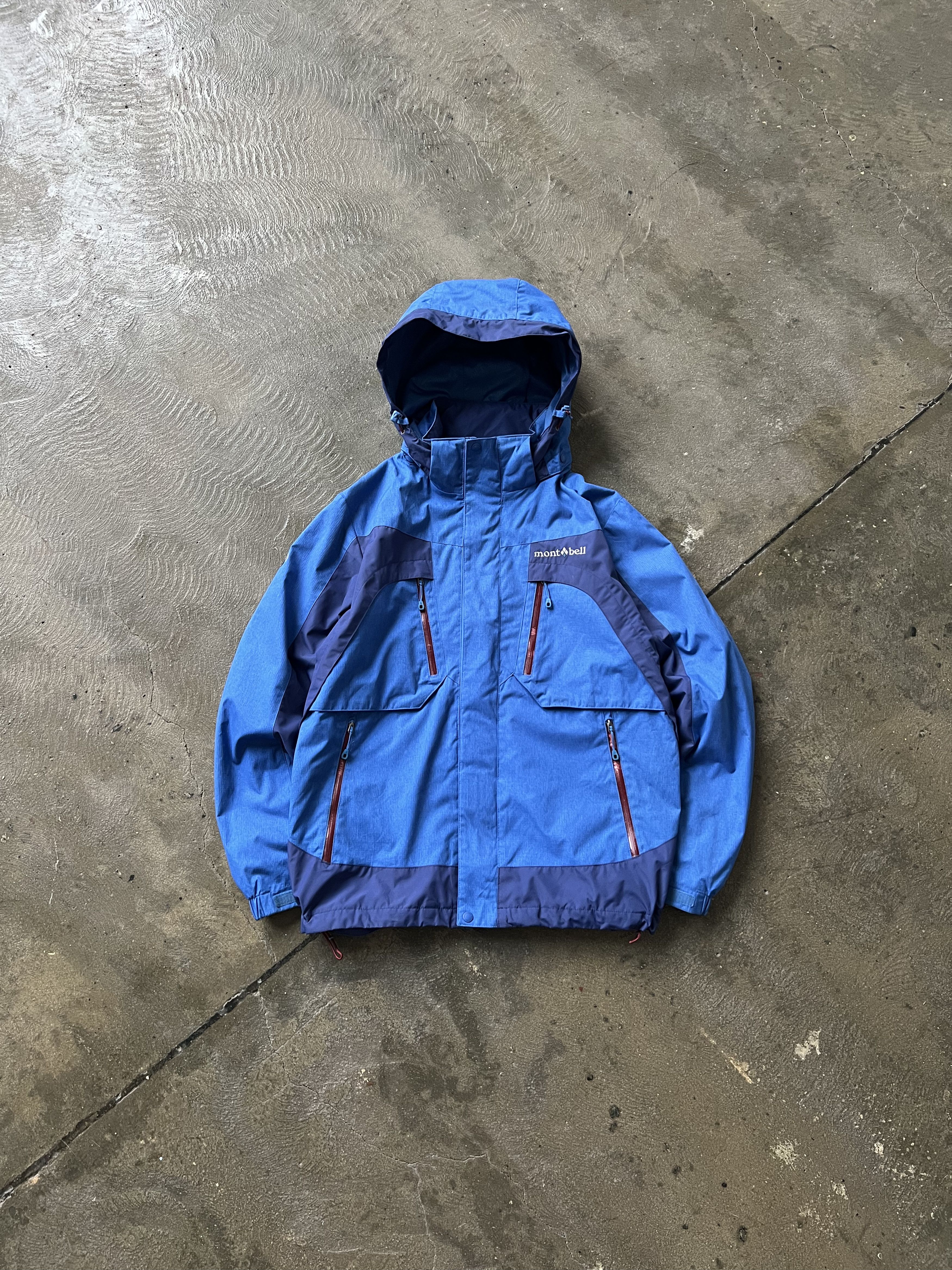 Montbell Montbell Gore-Tex Soft Shell Navy Blue Jacket Men's