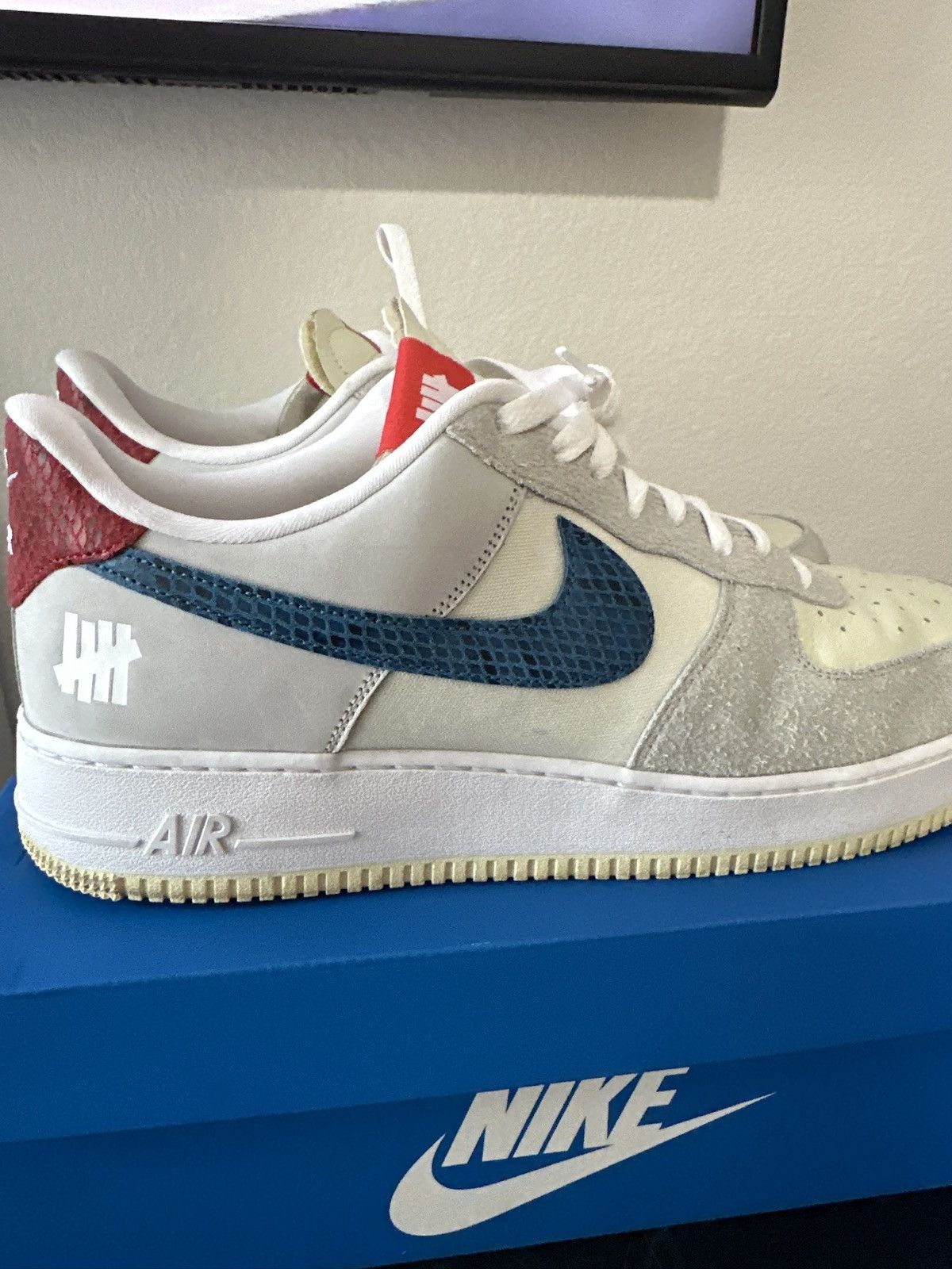 Nike × Undefeated Undefeated x nike air force one size 14 Size US 14 / EU 47 - 4 Thumbnail