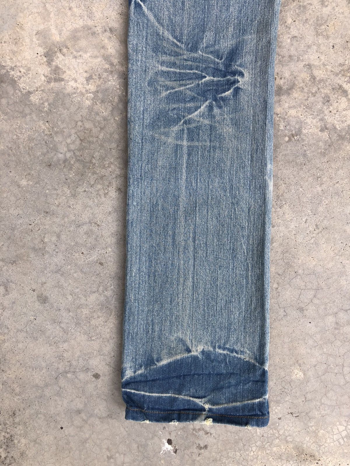 Japanese Brand Japanese Loma Distressed Jeans Patchwork Jeans Size US 32 / EU 48 - 11 Thumbnail