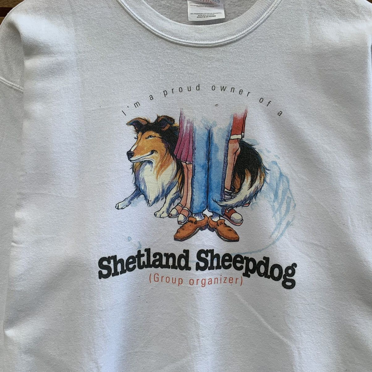 Hanes × Vintage Vintage Hanes Shetland Sheepdog Crewneck Big Logo Size M / US 6-8 / IT 42-44 - 4 Thumbnail