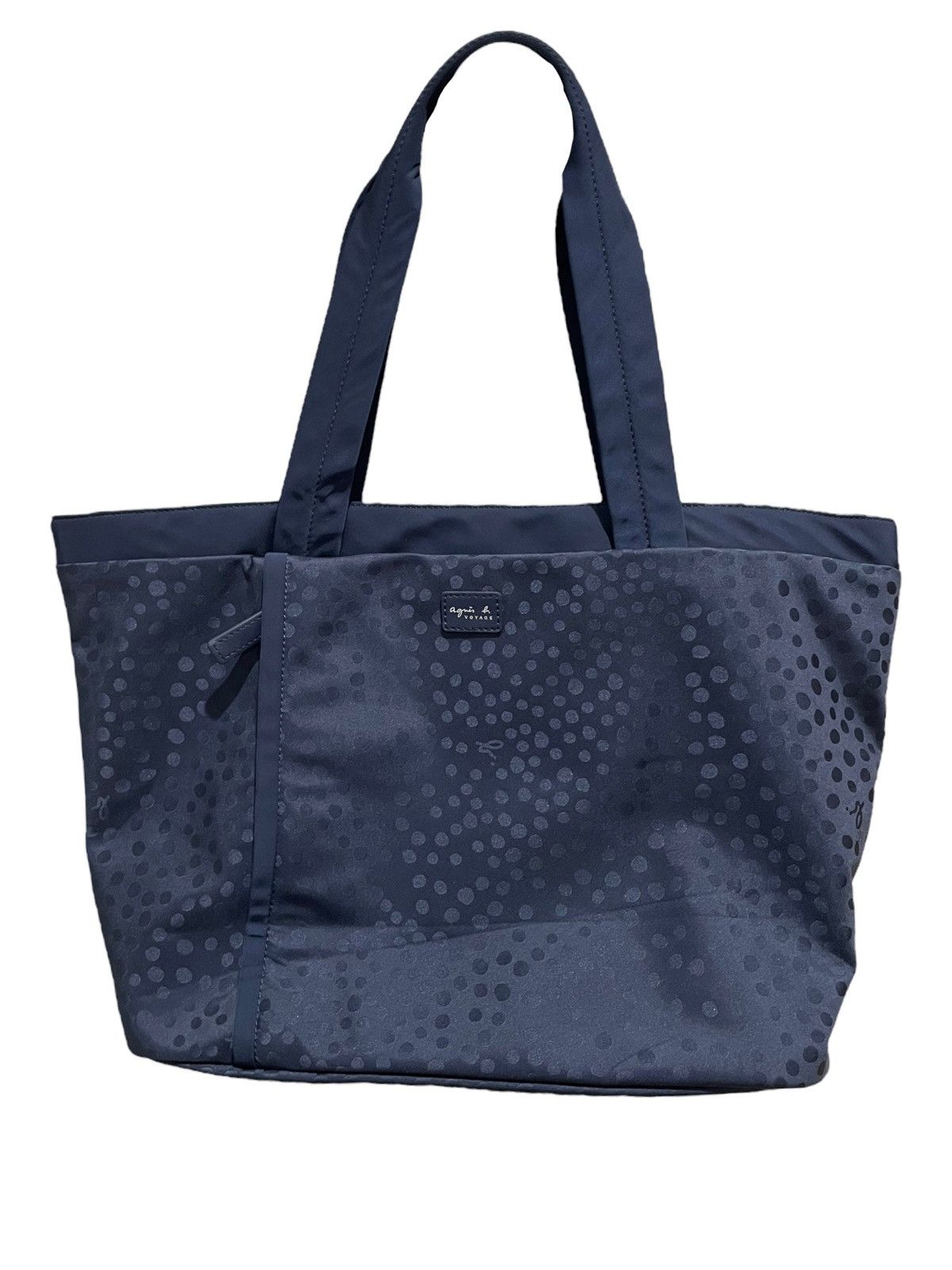 Designer × agnes b. Agnes B Polka Dots Shadow Nylon Shoulder Bags Size ONE SIZE - 1 Thumbnail