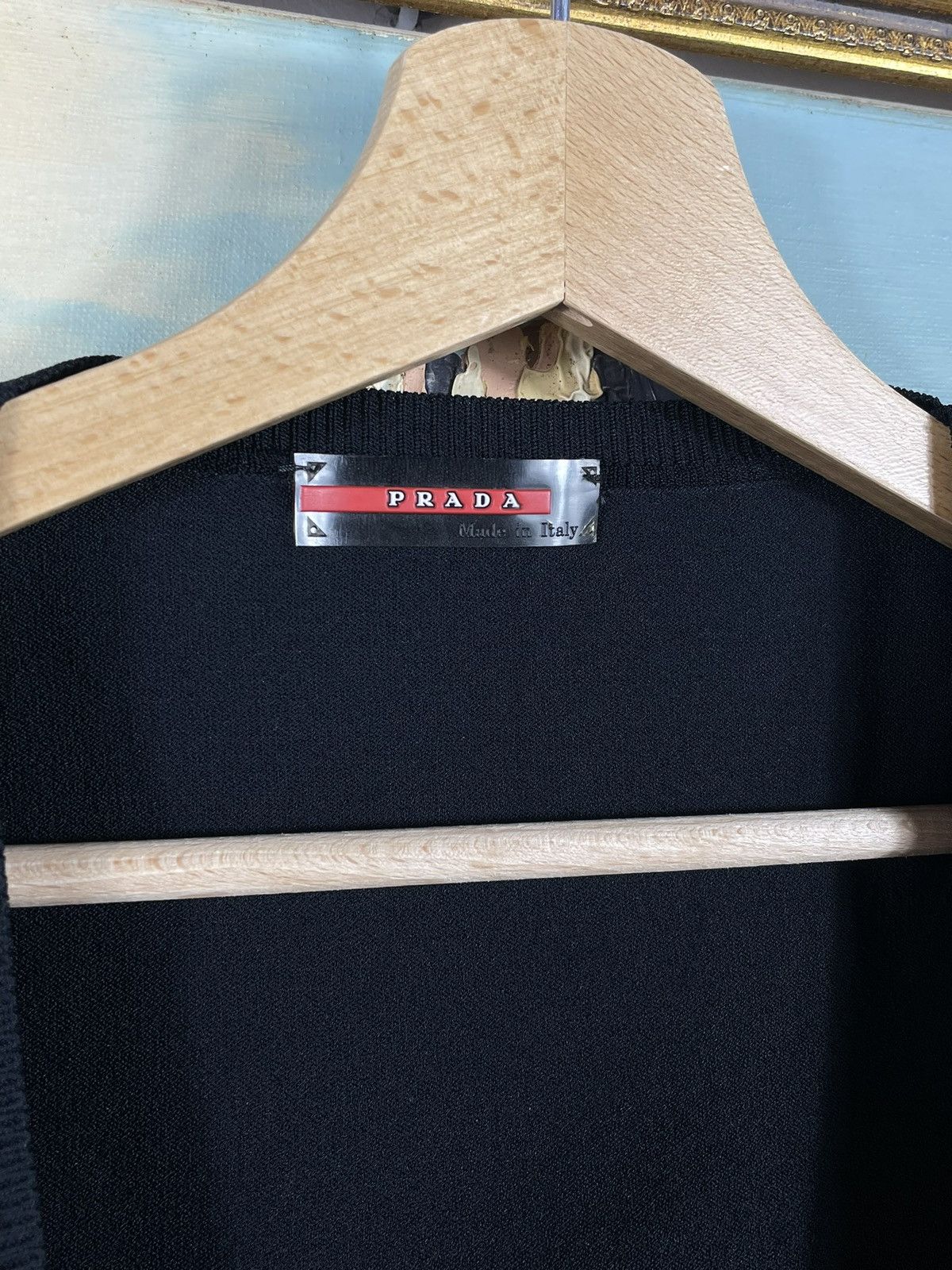 Prada × Vintage Prada Vintage Retro Y2k 00s Nylon Mesh Tank Top Blouse Size M / US 6-8 / IT 42-44 - 4 Thumbnail