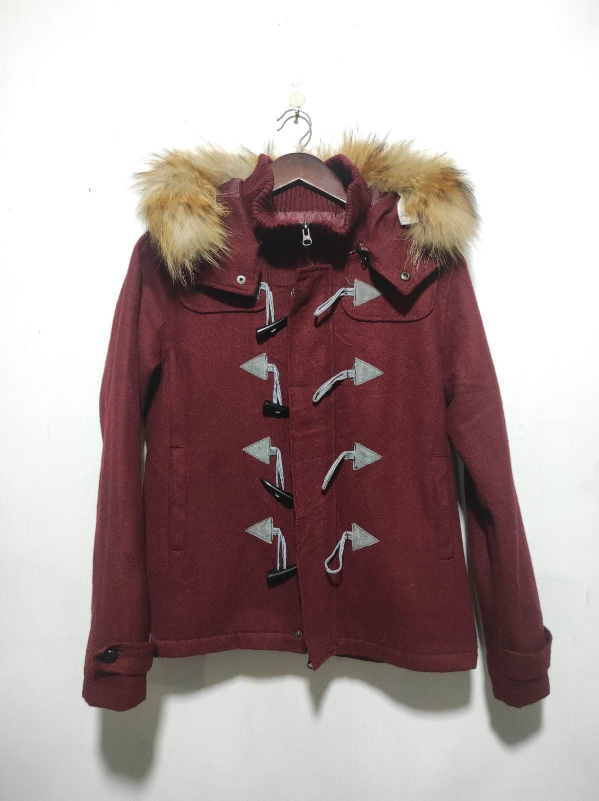 291295=Homme 291295 LABO zip fur hoodie Duffle ifsix LGB style Size US M / EU 48-50 / 2 - 14 Thumbnail