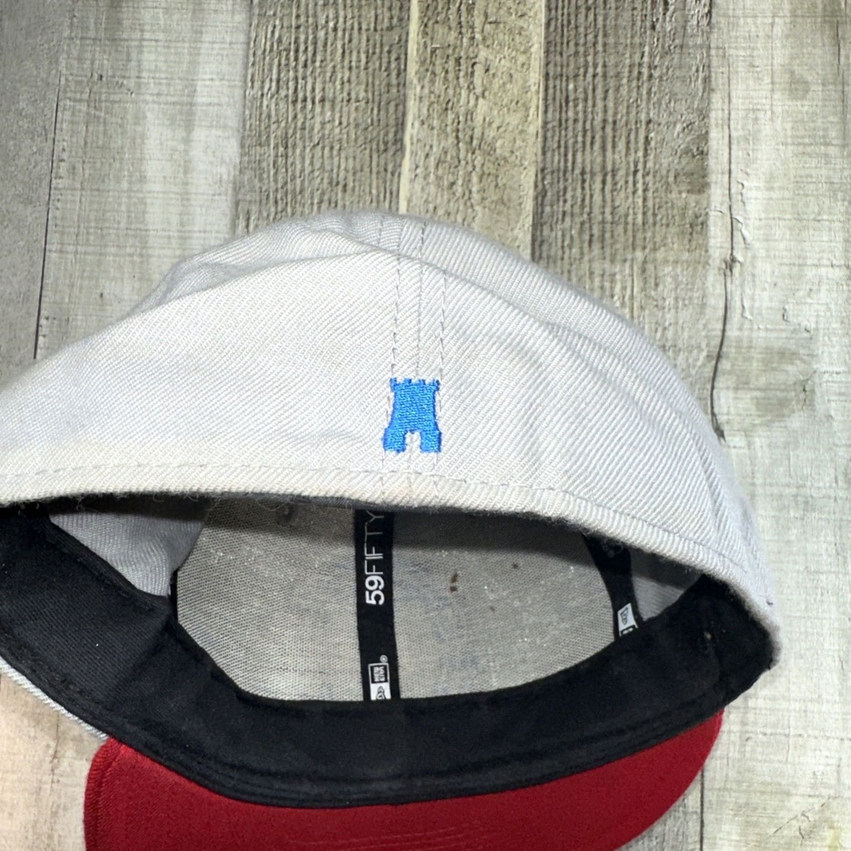 New Era New Era Hat 7 5/8 Men Baseball Cap Red Vintage? Size ONE SIZE - 3 Thumbnail