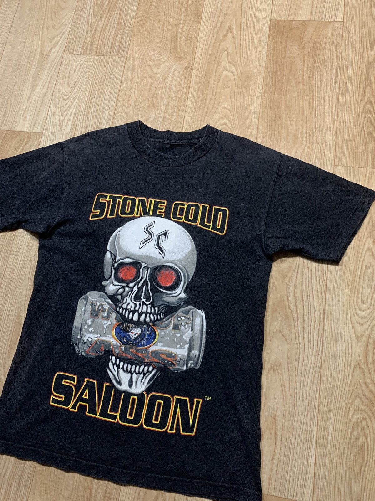 Vintage Vintage Stone Cold Saloon Austin Big Logo T-Shirt Size US M / EU 48-50 / 2 - 2 Thumbnail