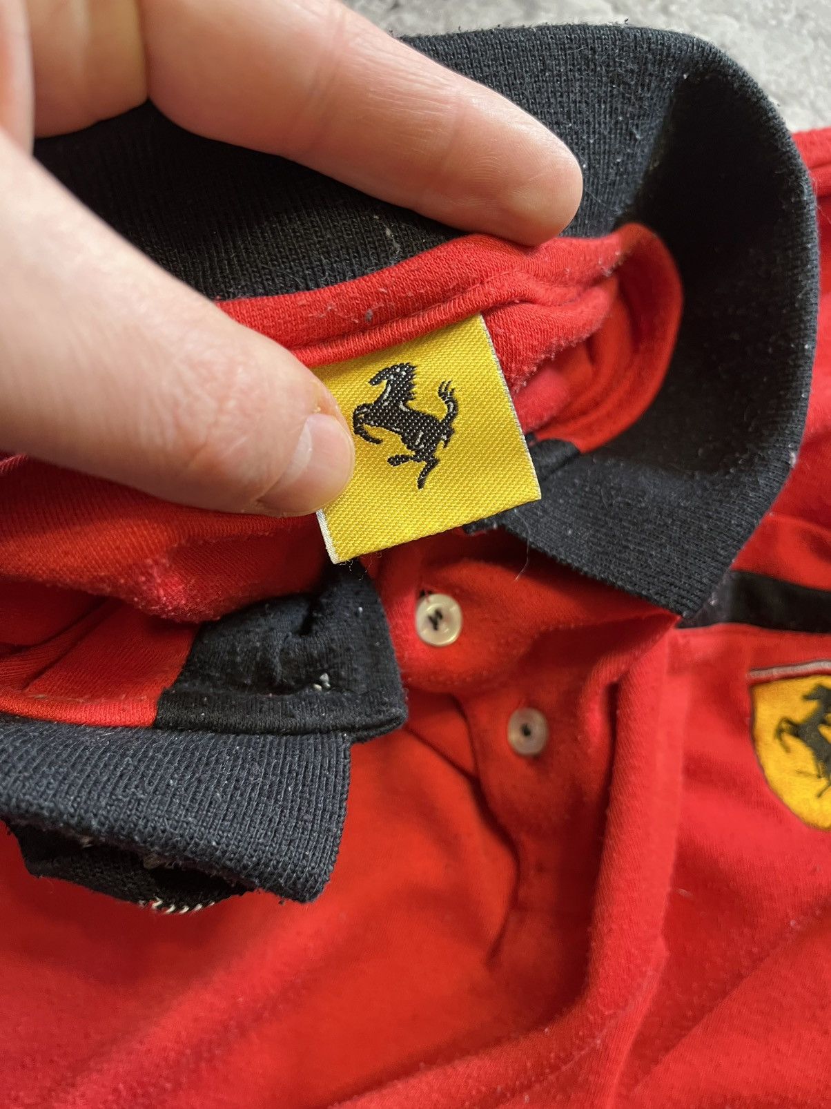 Ferrari Vintage Ferrari 1996 polo shirt Size US L / EU 52-54 / 3 - 7 Thumbnail