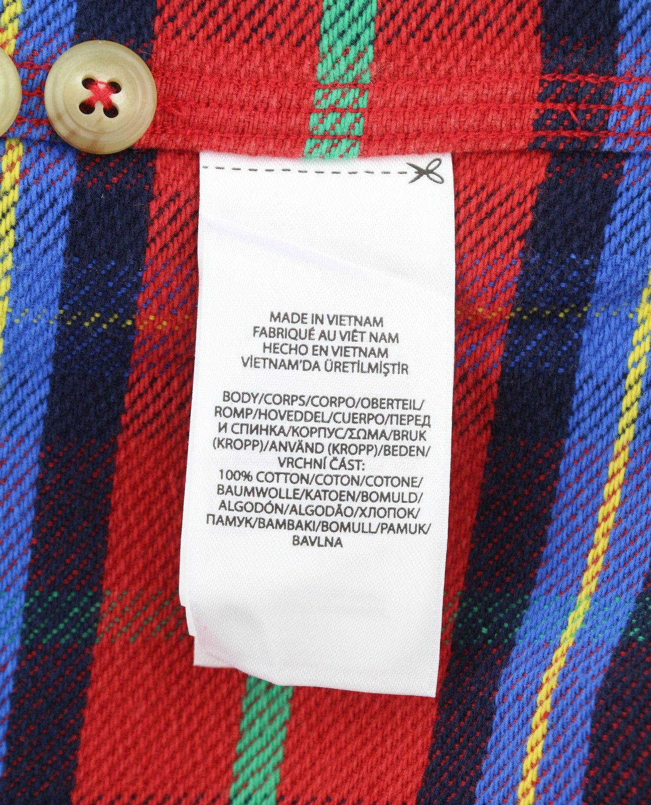 Ralph Lauren M Red Plaid Fit Spread Neck Button-Up Logo 87033 Size US M / EU 48-50 / 2 - 8 Thumbnail