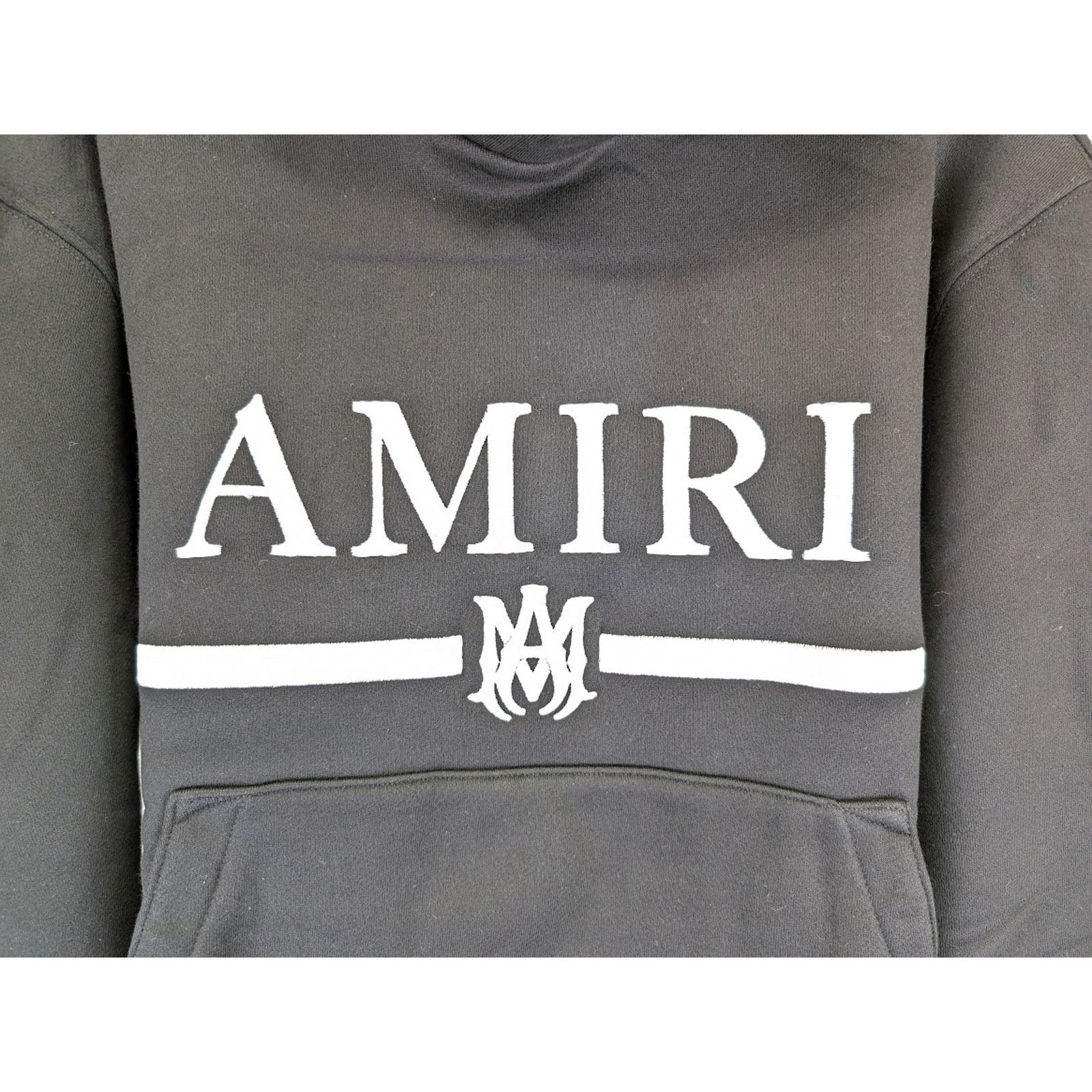 Amiri o1rshd1 MA Bar Embroidery Hoodie in Black XXL Size US XXL / EU 58 / 5 - 4 Thumbnail