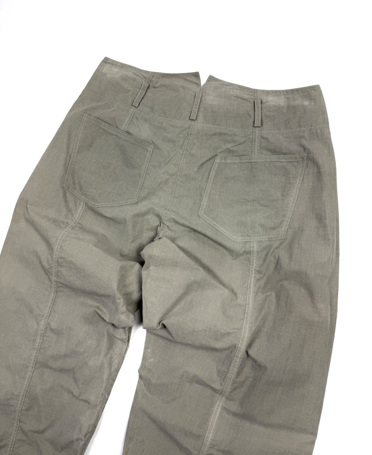 Annette Gortz Annette Görtz Rare Waxed Pants Gingham Beige L/XL Avantgarde Size 36" / US 14 / IT 50 - 13 Thumbnail