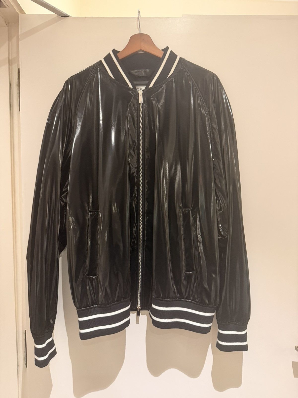 Alexander McQueen Alexander McQueen Chain-Detail Bomber Jacket Size US M / EU 48-50 / 2 - 1 Thumbnail