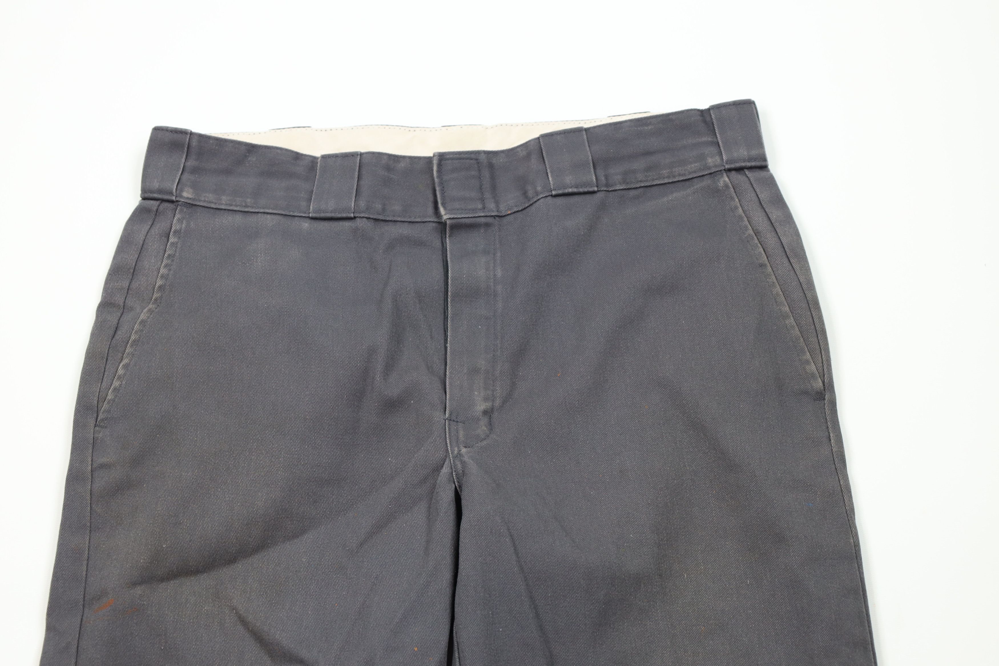 Dickies Vintage 90s Y2K Dickies Wide Leg Workwear Pants Gray Size US 32 / EU 48 - 2 Thumbnail