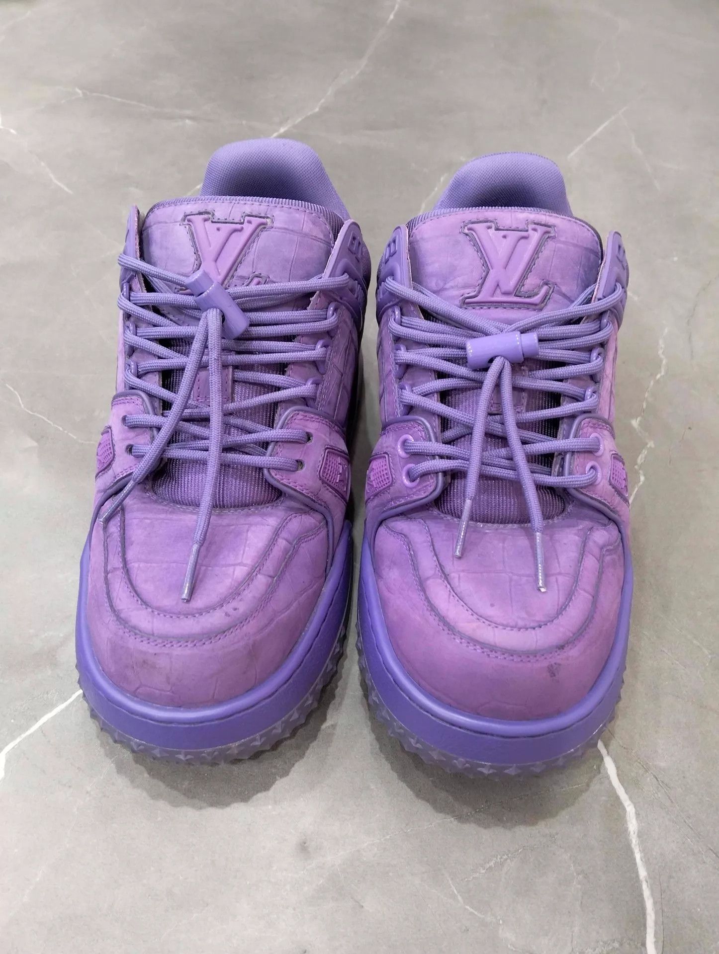 Louis Vuitton LV Trainer Maxi Crocodile Embossed 40 Size US 7 / EU 40 - 4 Thumbnail