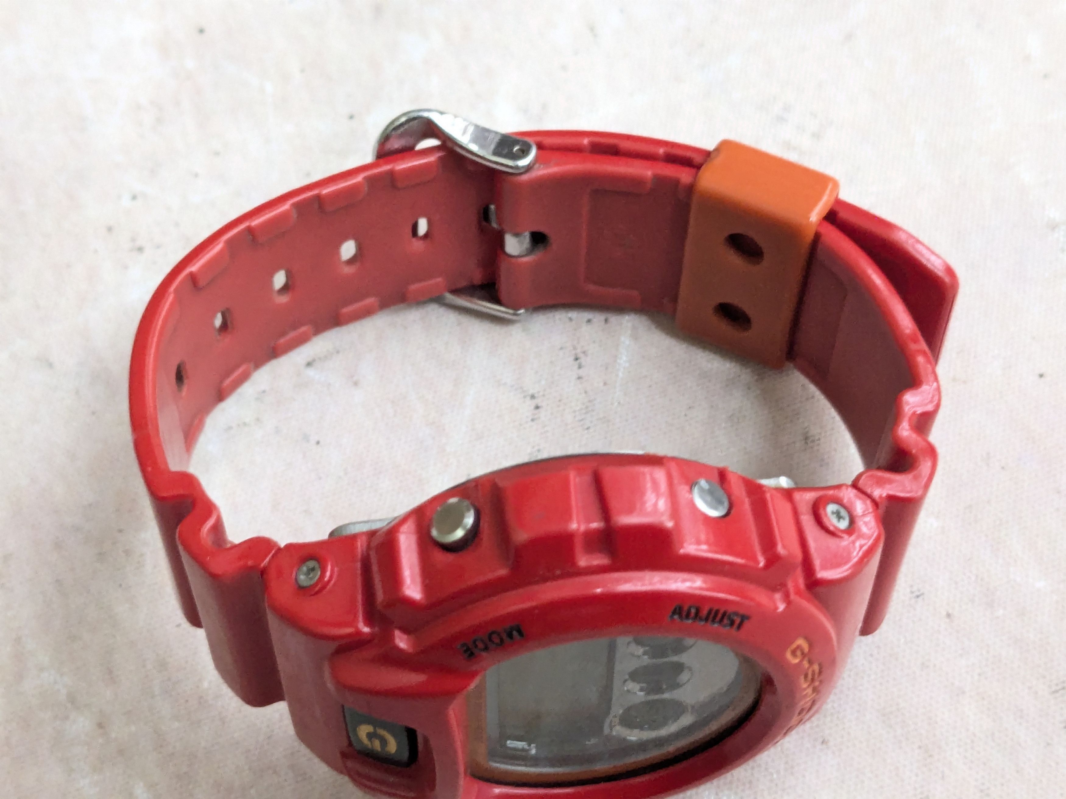 Casio Casio G-Shock DW6900CB-4 Red Orange Watch Rubber Size ONE SIZE - 3 Thumbnail