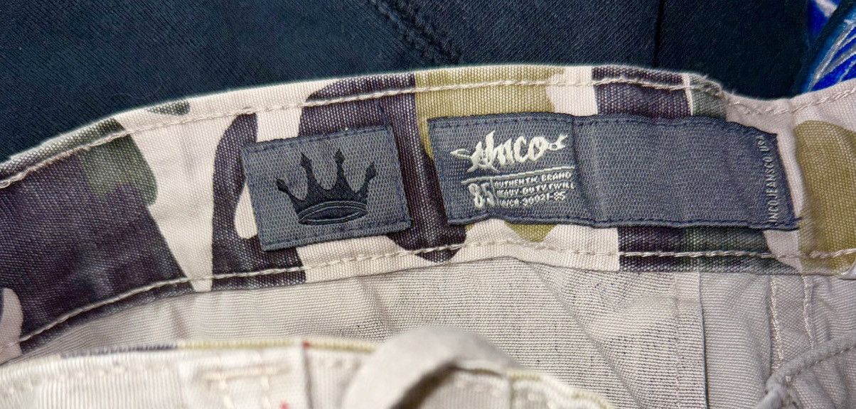 JNCO Vintage 90s JNCO 85 Marine Skull Patches Cargo Shorts Size US 36 / EU 52 - 10 Thumbnail