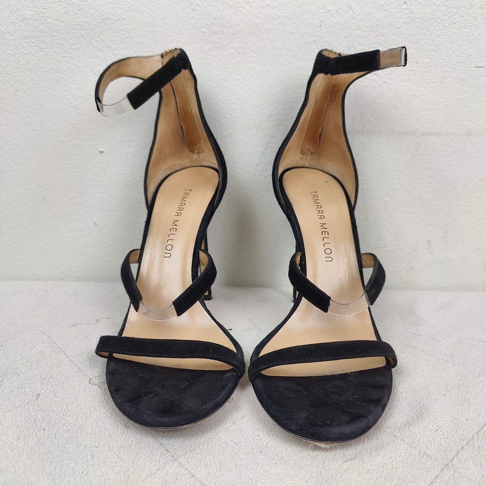 Tamara Mellon Tamara Mellon Reverse Frontline Heels Womens 38.5 8.5 Black Size US 8.5 / IT 38.5 - 3 Thumbnail