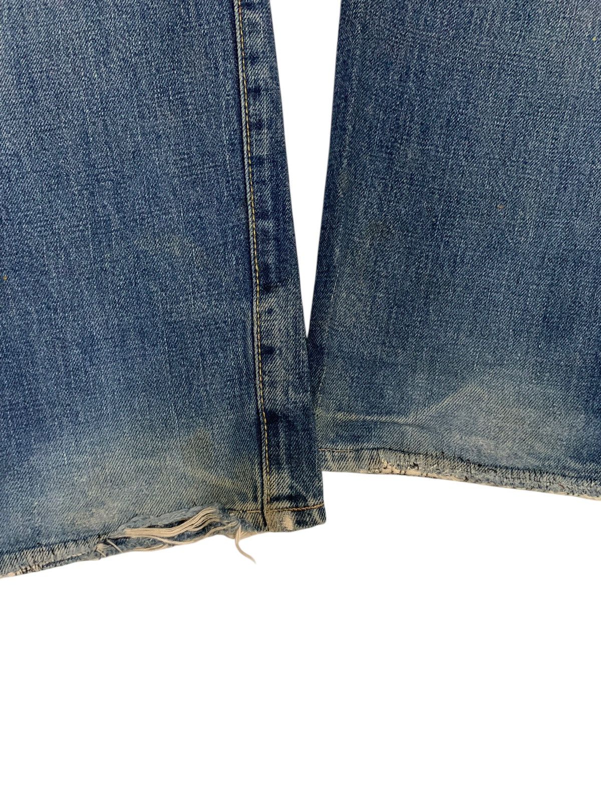 Kapital VINTAGE KAMAKURA SELVEDGE FADED JAPANESE DISTRESSED DENIM Size US 33 - 19 Thumbnail