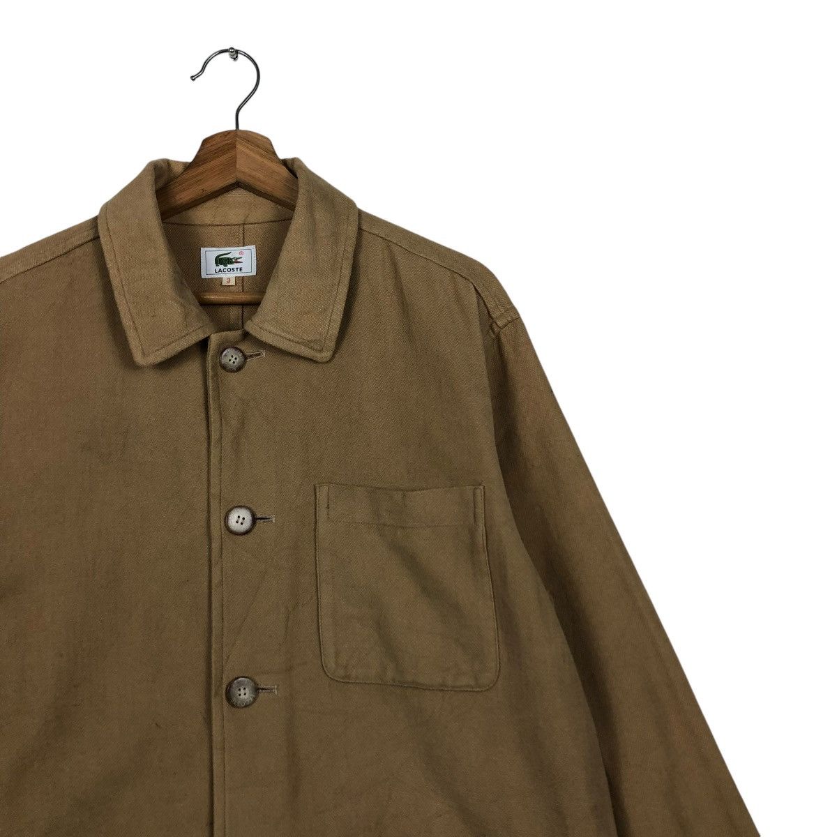 Japanese Brand 🔥VINTAGE CHORE WORKER JACKET LACOSTE DUCK CANVAS Size US M / EU 48-50 / 2 - 8 Thumbnail