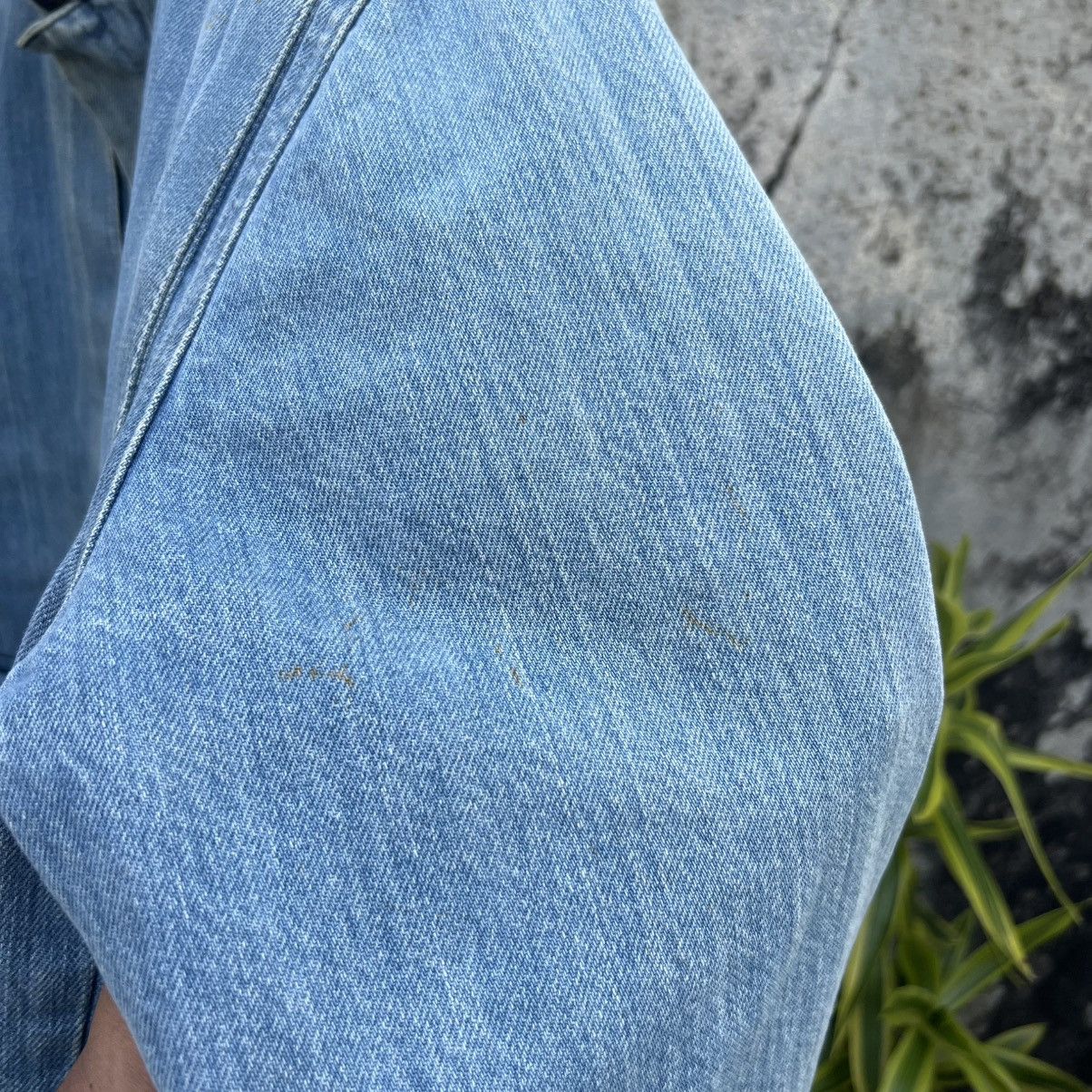 Lee “VINTAGE” 90s LEE LIGHT WASH DENIM ZIP-UP FIELD JACKET Size US L / EU 52-54 / 3 - 14 Thumbnail