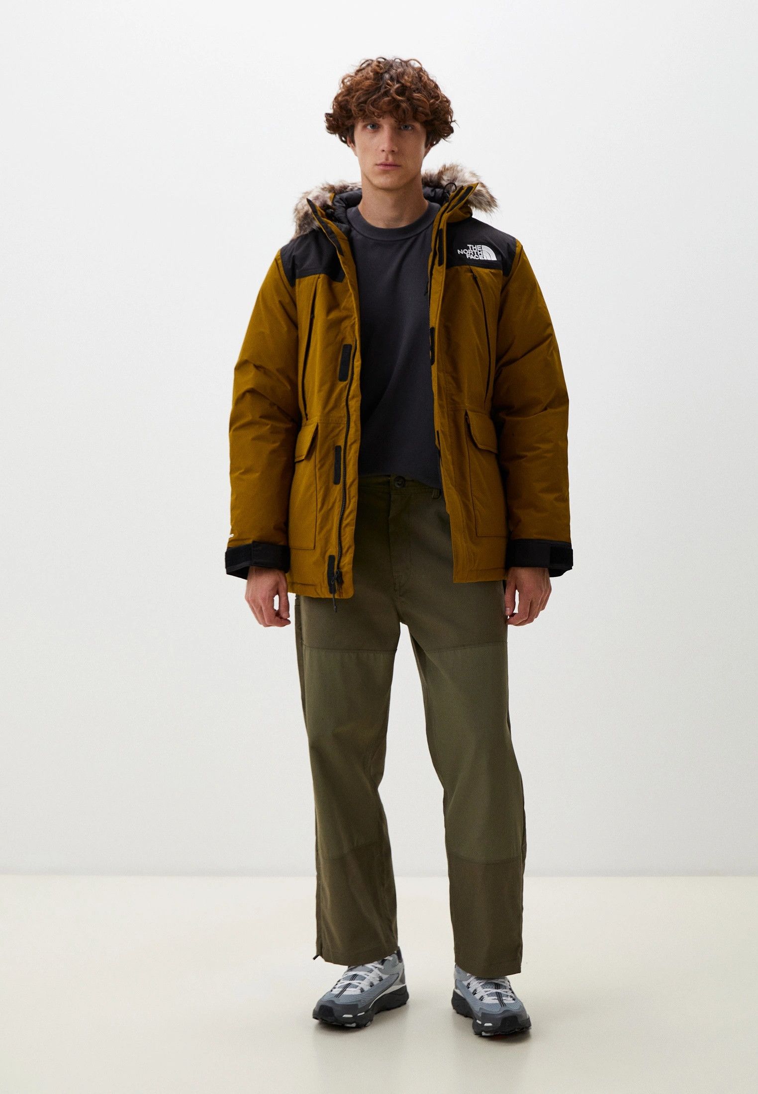 The North Face o1s22i1n1124 McMurdo Padded Parka in Mustard Black Size US L / EU 52-54 / 3 - 2 Thumbnail