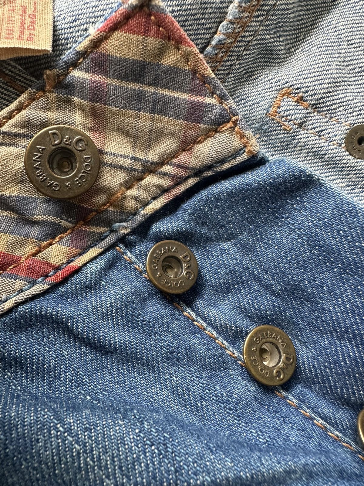 Dolce & Gabbana 2007SS - D&G cummerband spiral denim buckle back Size US 33 - 14 Thumbnail