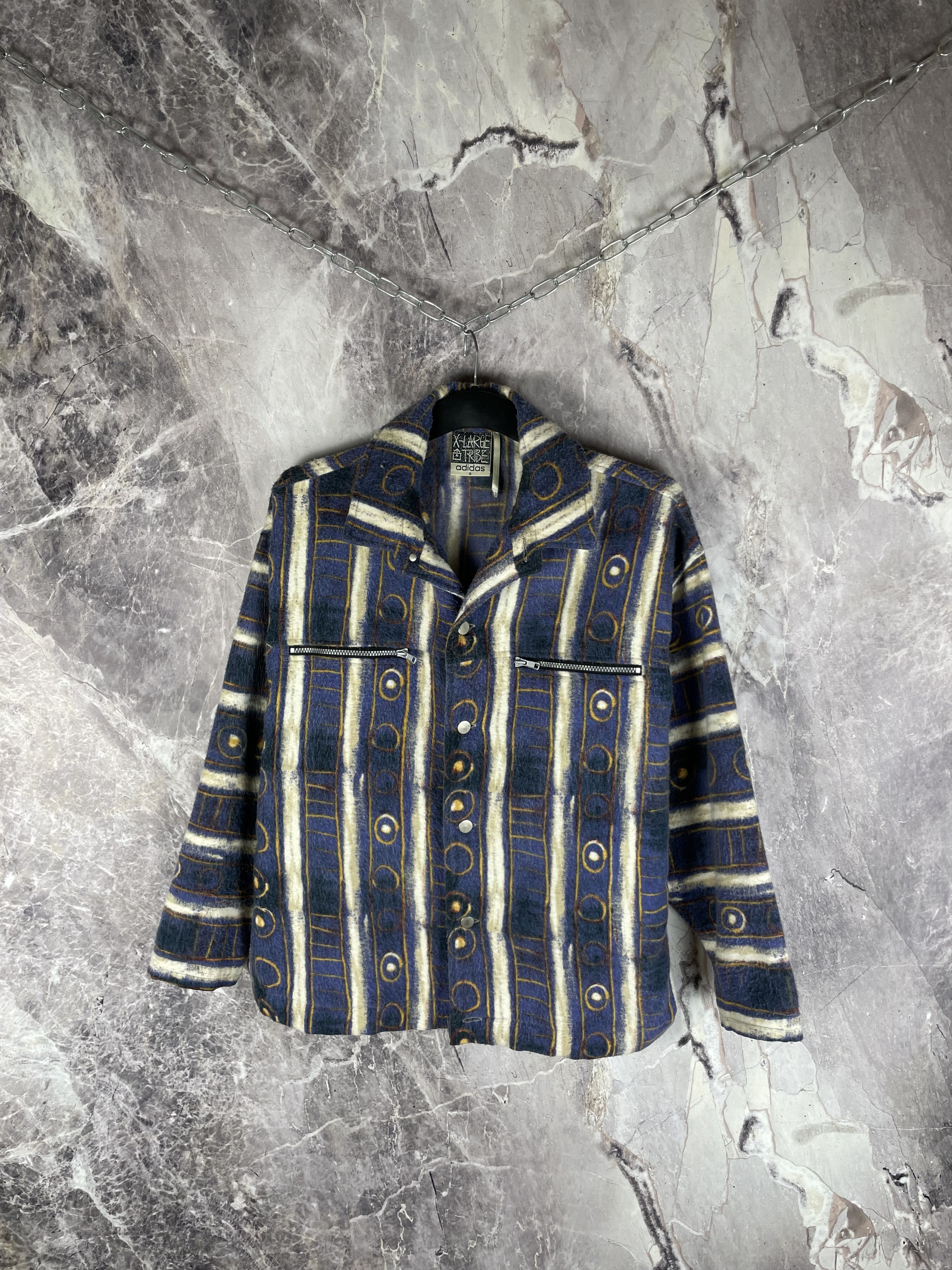 Adidas Adidas X-Large Tribe Woven Rugged Flannel Overshirt Size US S / EU 44-46 / 1 - 2 Thumbnail