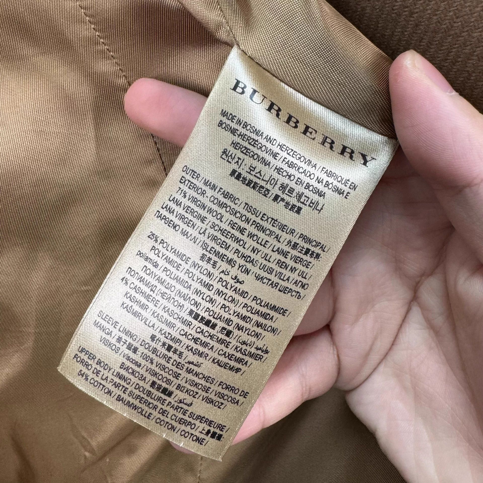 Burberry Burberry double-breasted wool coat UK6 99 new Size XS / US 0-2 / IT 36-38 - 6 Thumbnail