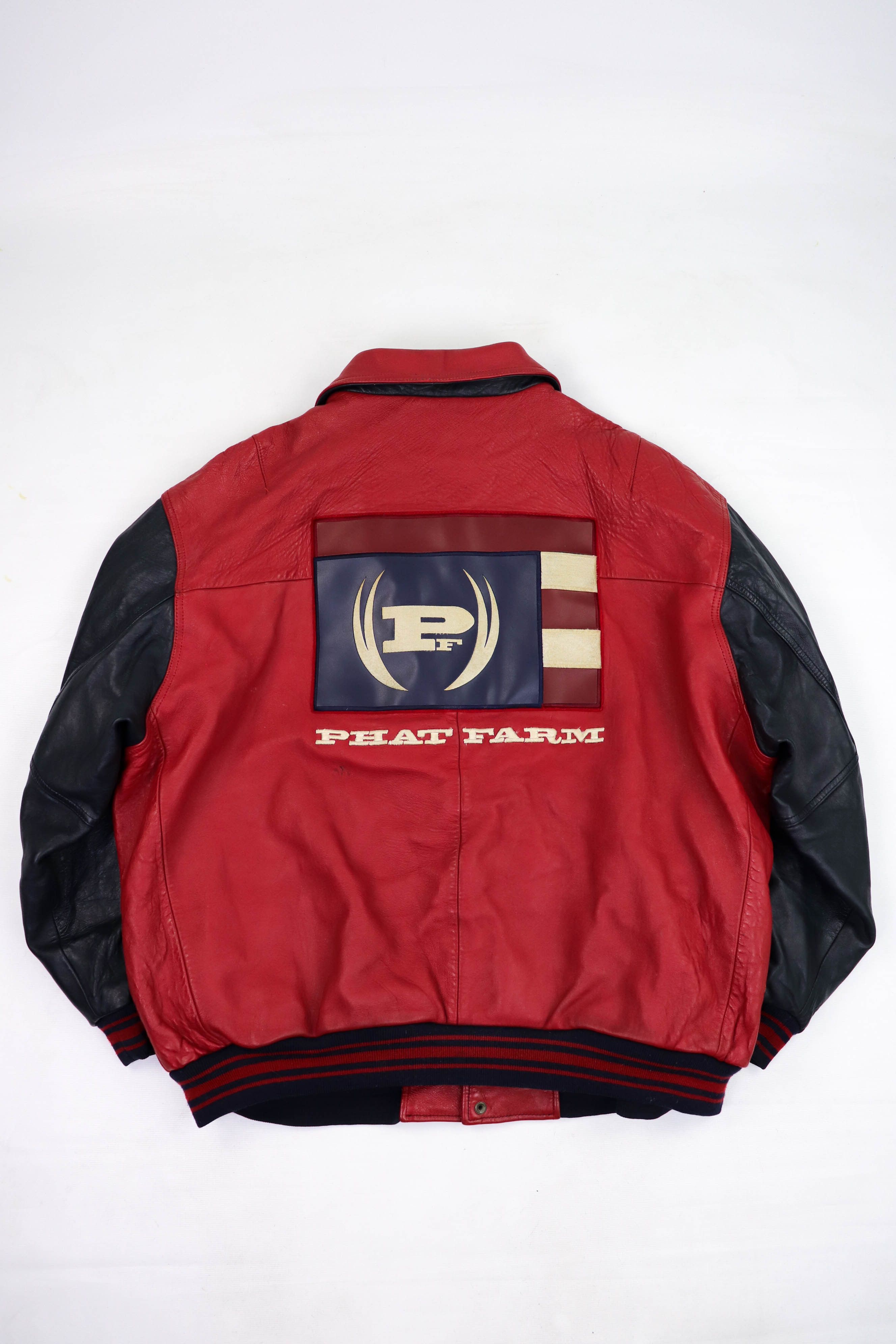 Phat farm suede leather jacket best sale