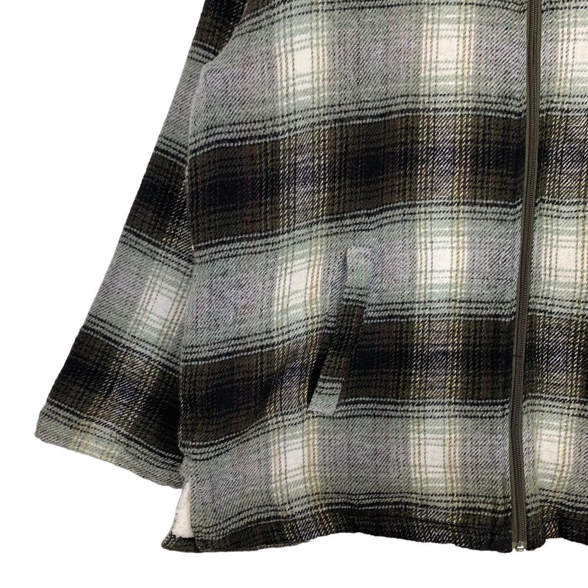 Japanese Brand AMERICAN FEELING Shadow Plaid Sherpa Jacket #0411-C19 Size US L / EU 52-54 / 3 - 3 Thumbnail