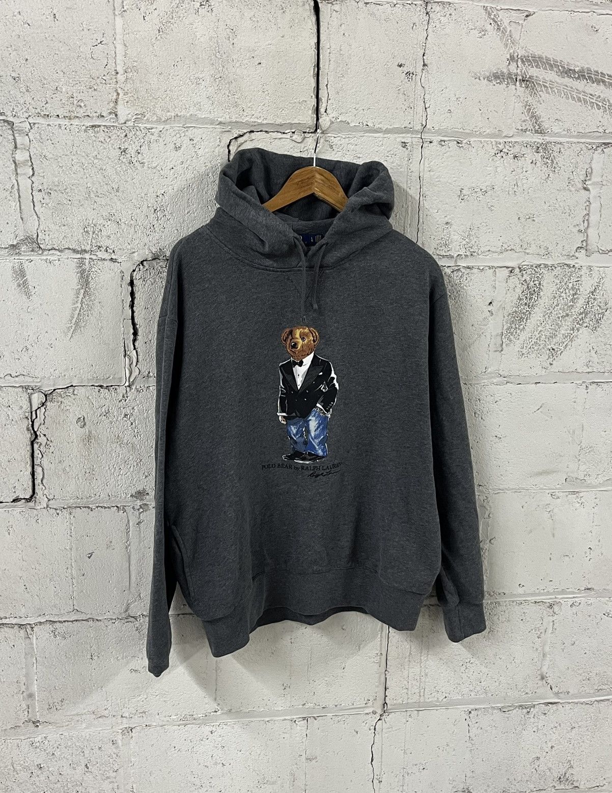 Polo Ralph Lauren Polo bear hoodie, vintage preppy, streetwear hype Size US L / EU 52-54 / 3 - 1 Thumbnail