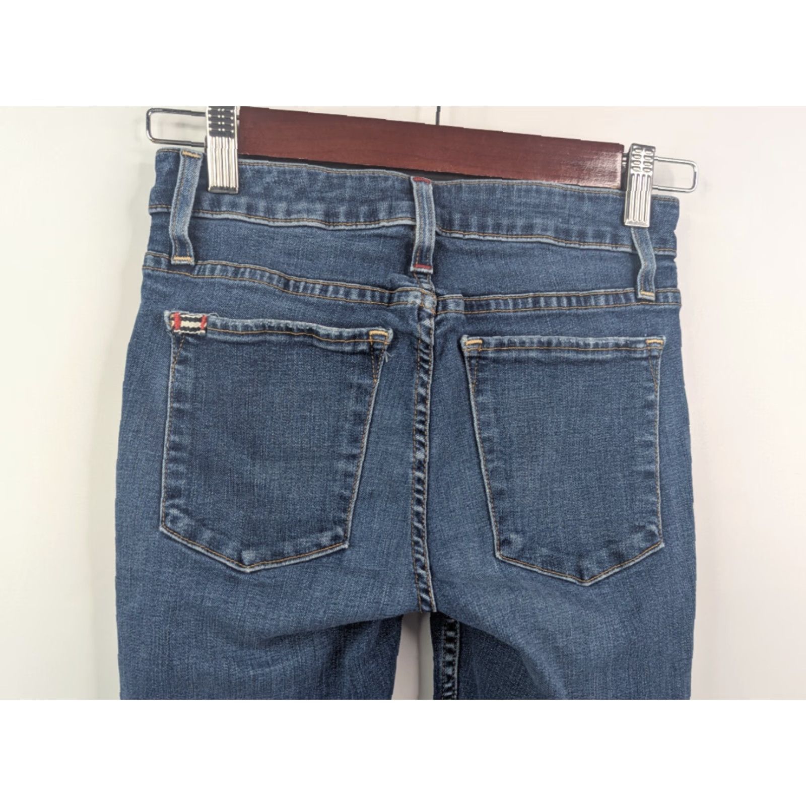 Alice + Olivia VINTAGE AO.LA Alice Olivia Jeans Womens 25 Blue You Look Good Mid Rise Ankle Skinny Size 42" / US 20 - 5 Thumbnail