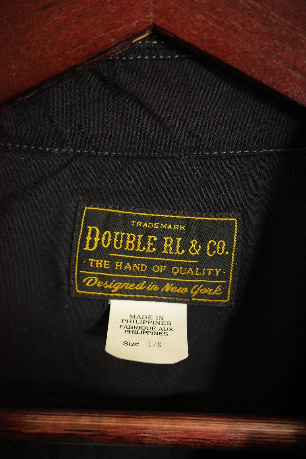 RRL Ralph Lauren RRL Men's Fleece Jacquard Workshirt Size US L / EU 52-54 / 3 - 4 Thumbnail