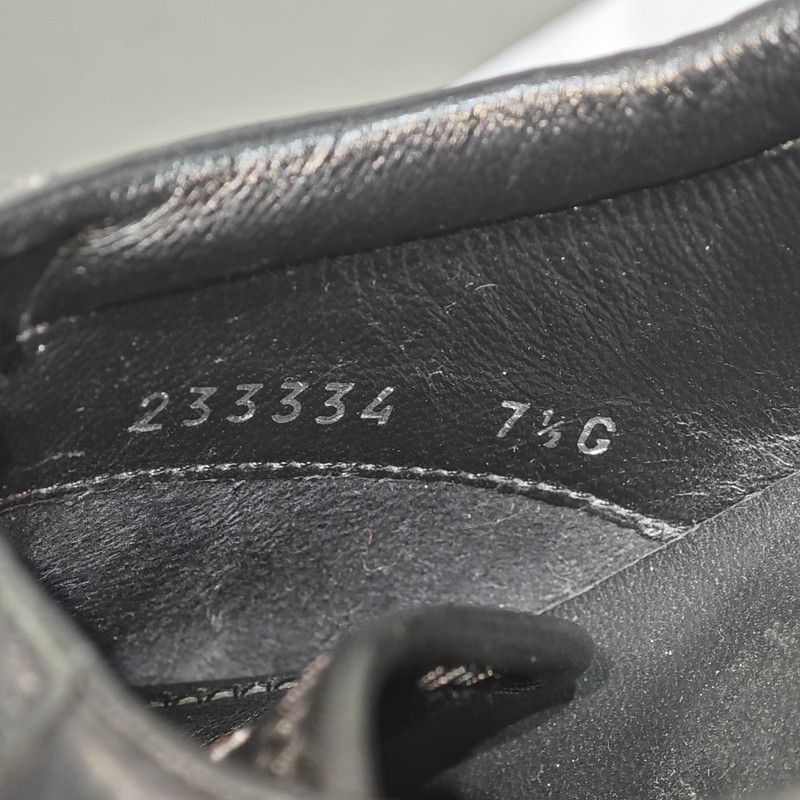 Gucci Gucci Black Leather Casual Sneakers Size US 8 / EU 41 - 5 Thumbnail