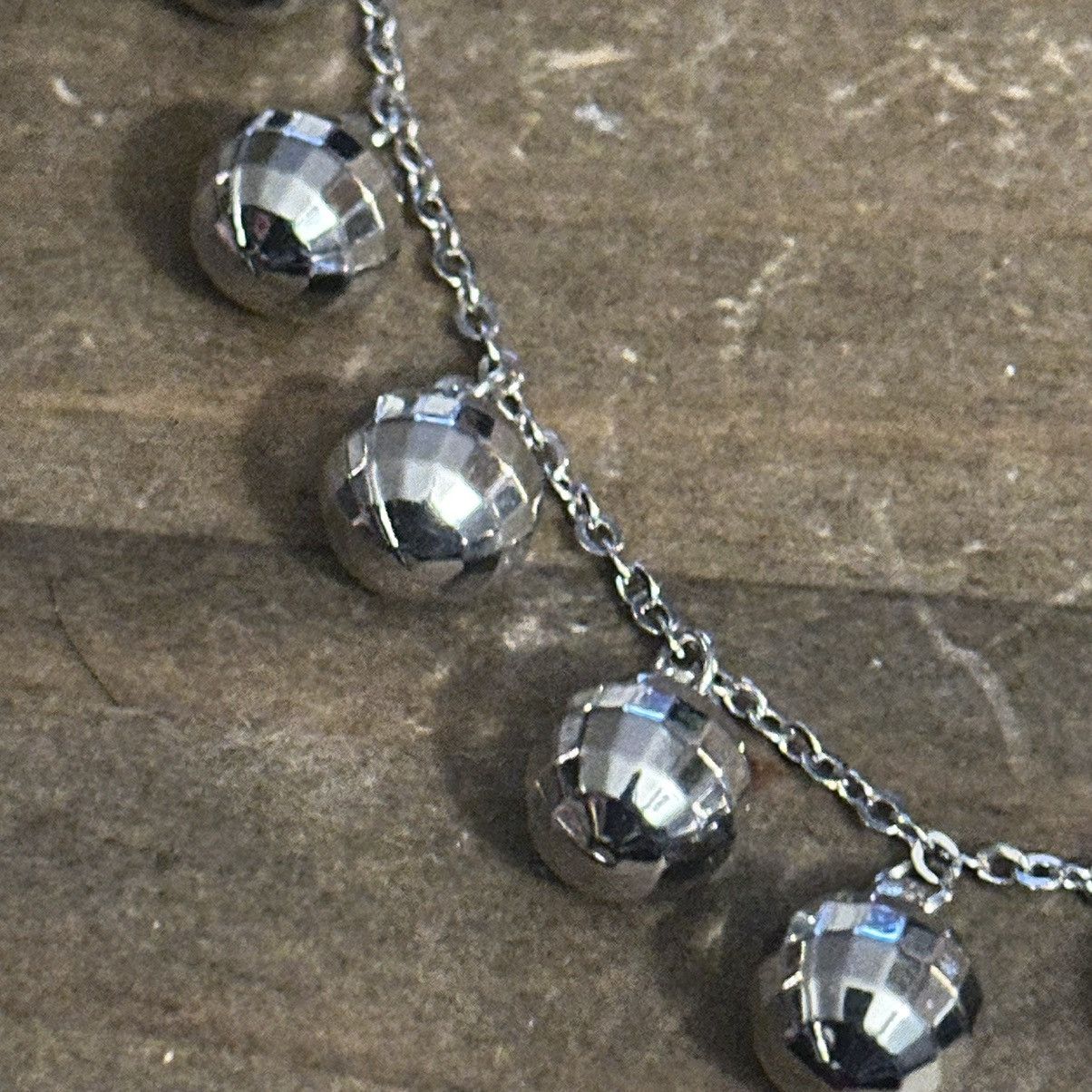 Other Frenzy silver tone disco ball charm necklace Size ONE SIZE - 3 Thumbnail