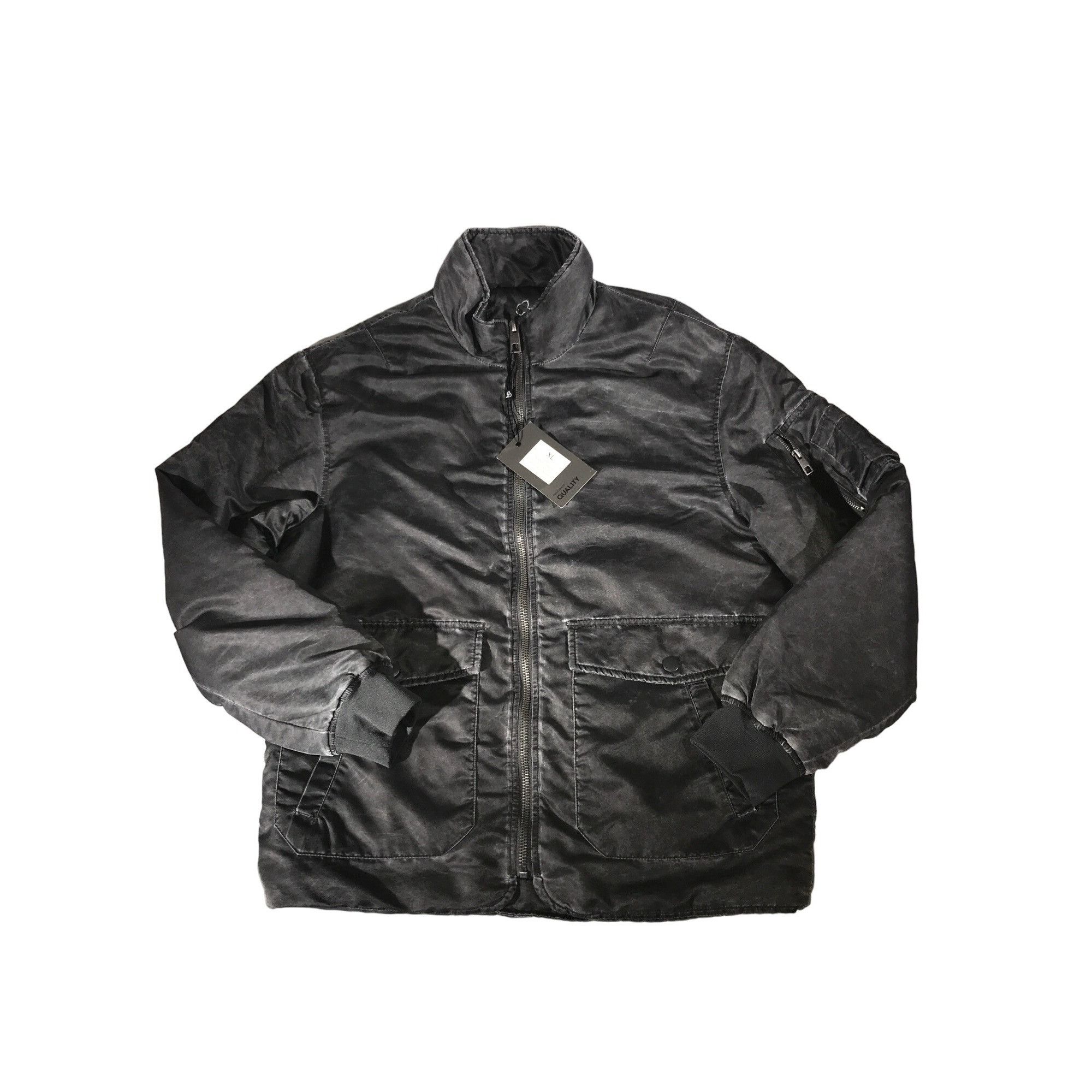 Other Men Kuwalla/TEE Mineral Bomber Charcoal Zip Jacket Size US XL / EU 56 / 4 - 1 Thumbnail