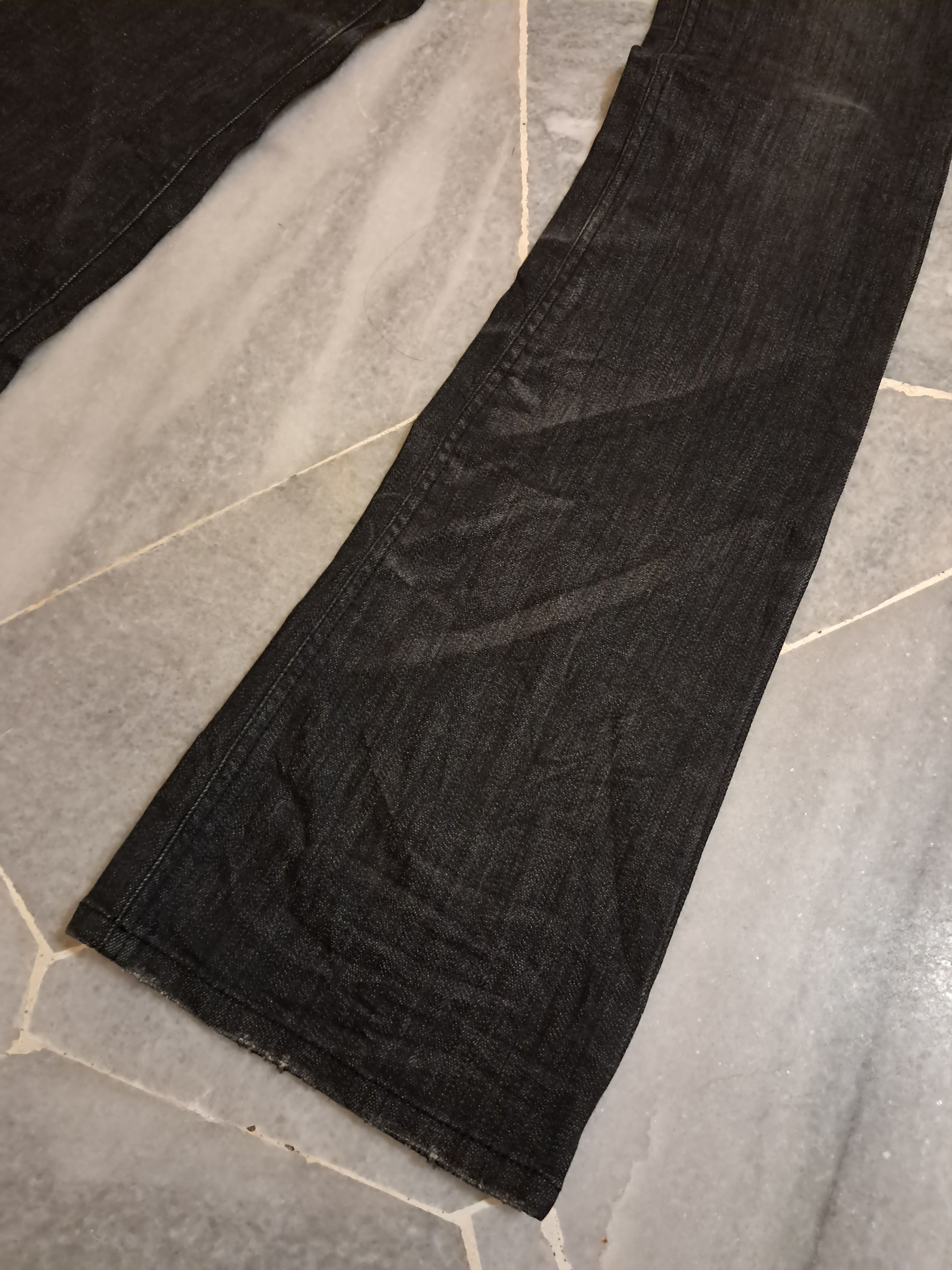 In The Attic × Japanese Brand × Tornado Mart Flare Jeans Originally Faded Black Japan Zero Time premium Size US 26 / EU 42 - 6 Thumbnail